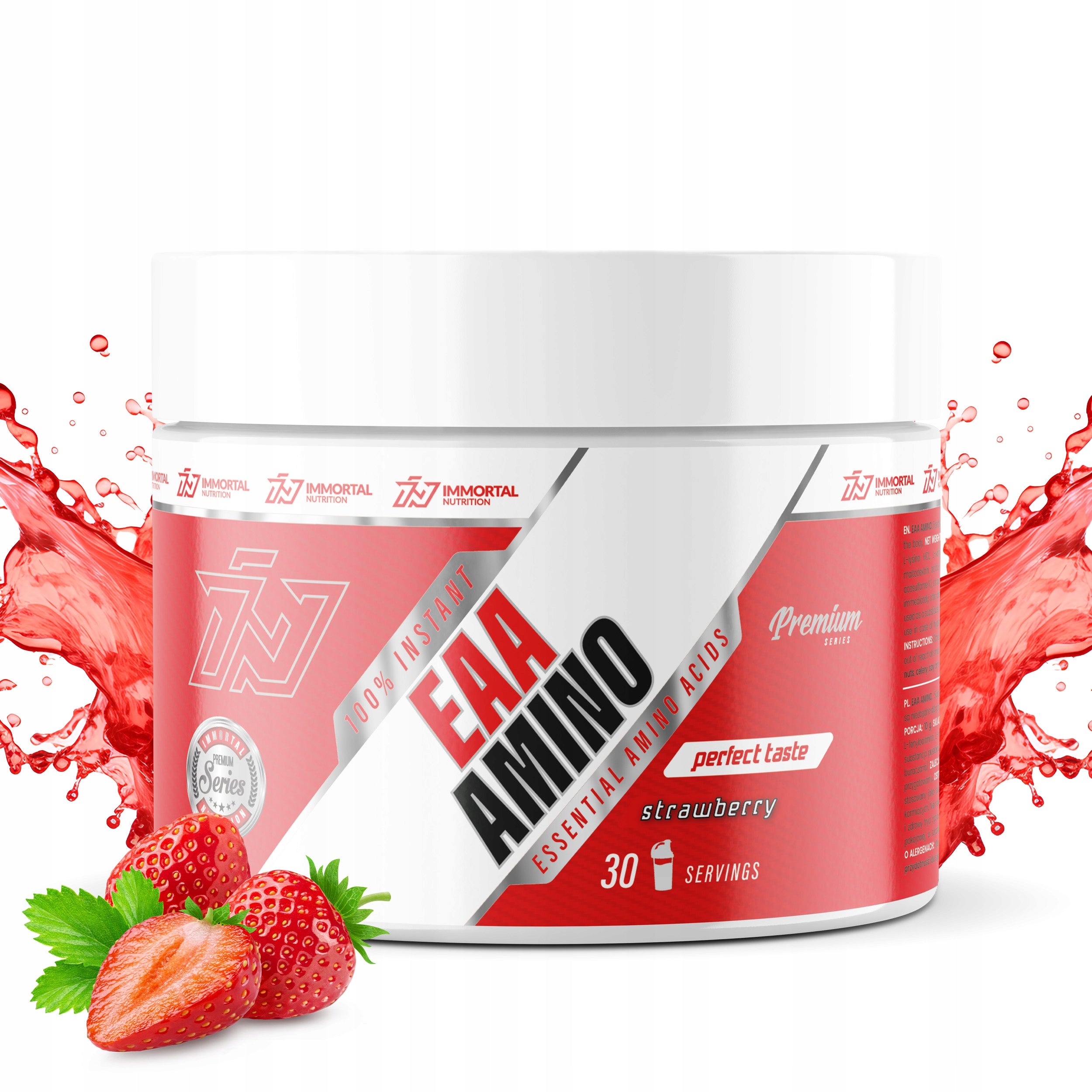 IMMORTAL EAA AMINO 300g AMINO ACIDS BCAA LEUCINE EXOGENOUS REGENERATION