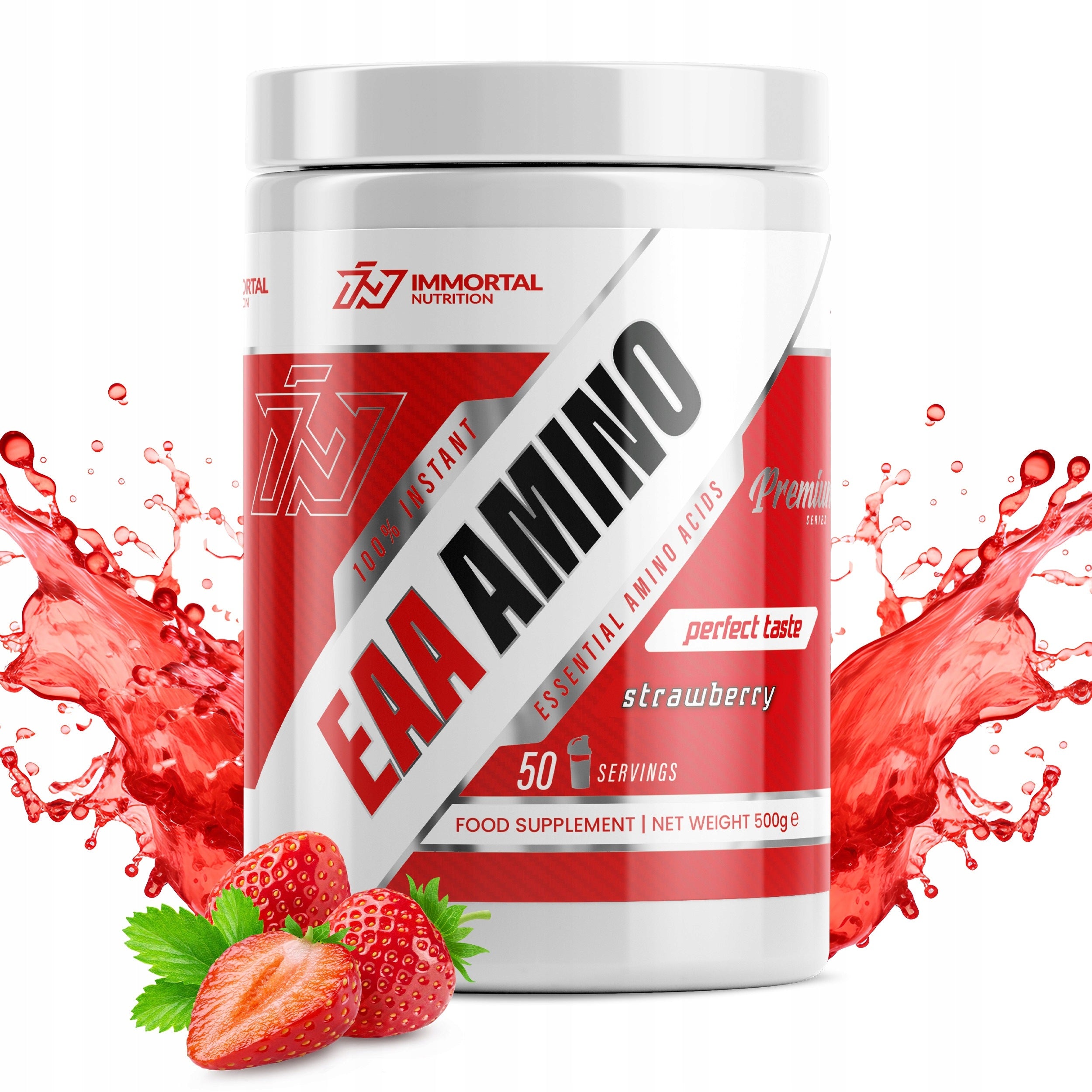 IMMORTAL EAA AMINO 500g BCAA LEUCINE ESSENTIAL REGENERATION