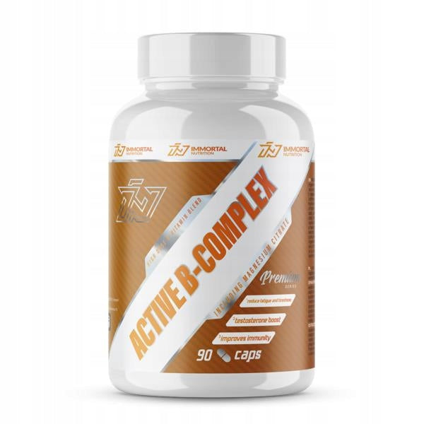 IMMORTAL VITAMIN ACTIVE B COMPLEX 90caps METHYL COMPLEX + MAGNESIUM, ZINC, C