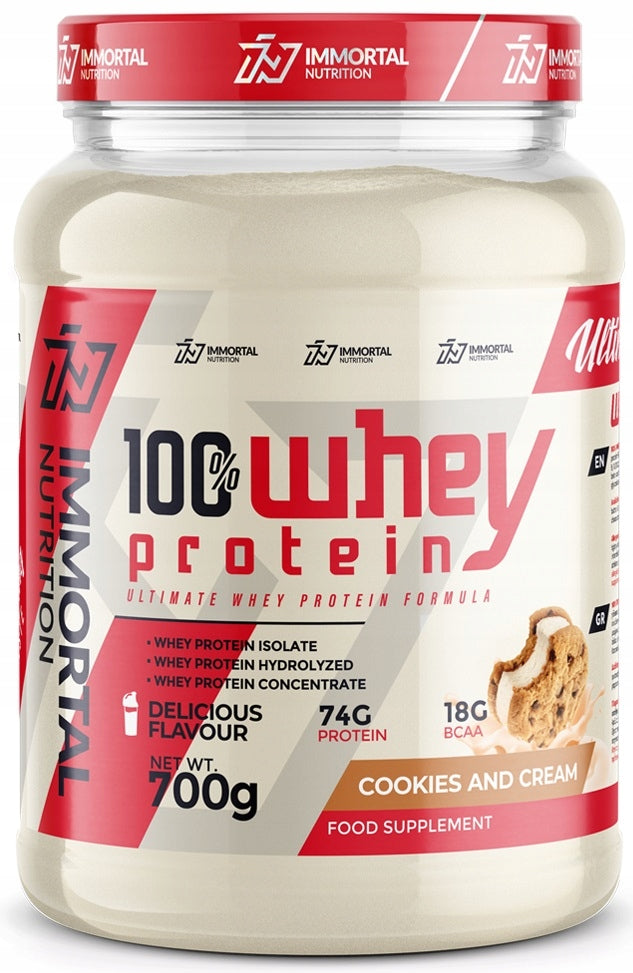 IMMORTAL WHEY PROTEIN 700g PROTEIN WPC WPI COOKIE Expiration date at least six months from the date of purchase