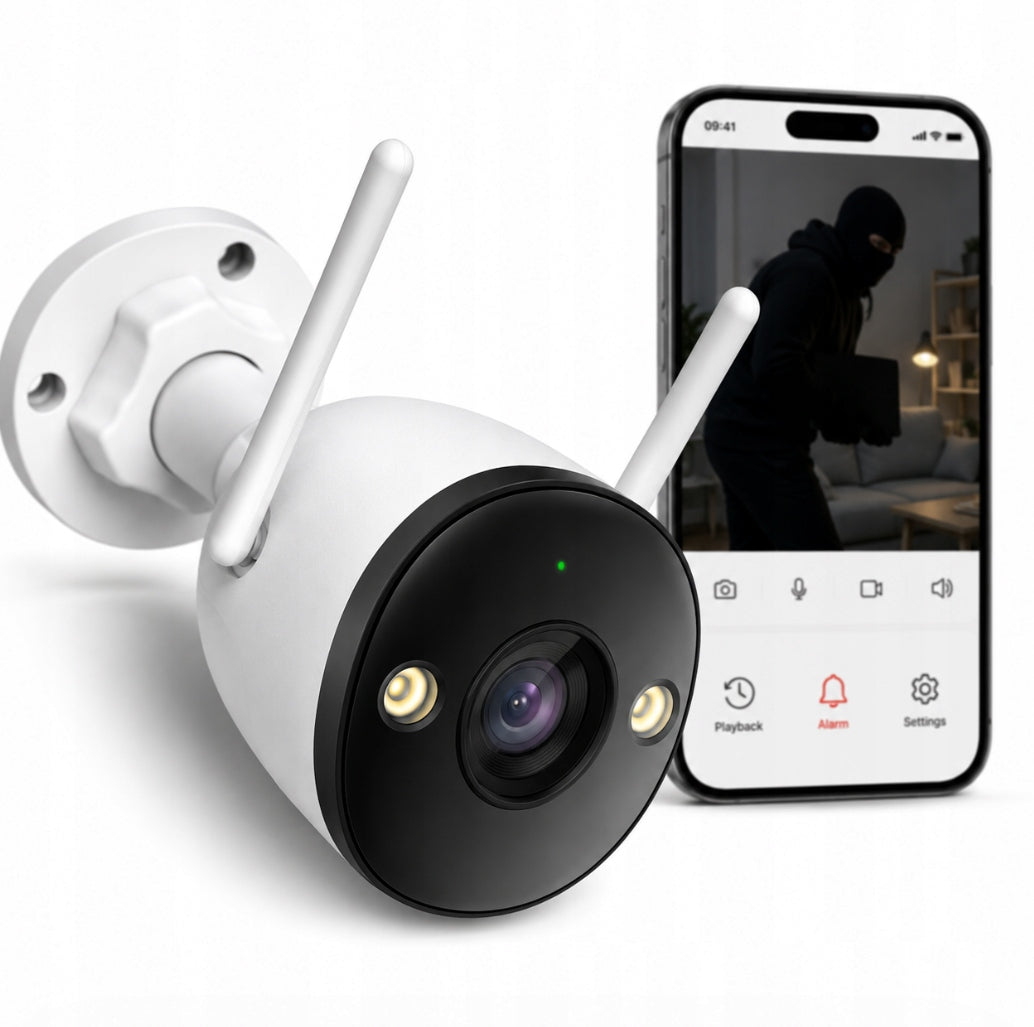 IMOU BULLET 3 5MP 3K UHD WiFi 6 AI IP Camera with Night Vision, H.265