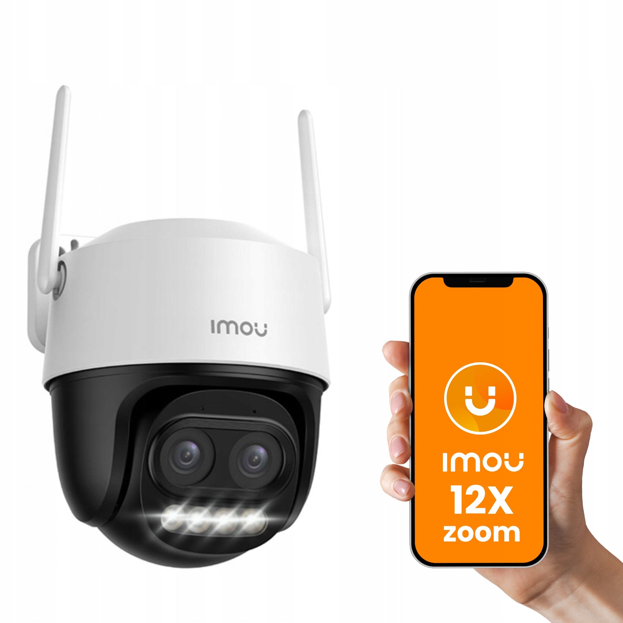 IMOU Cruiser With 12 x Zoom Camera WiFi Rotating IPC-S7DP-5M0WEZ Tracking 5Mpx