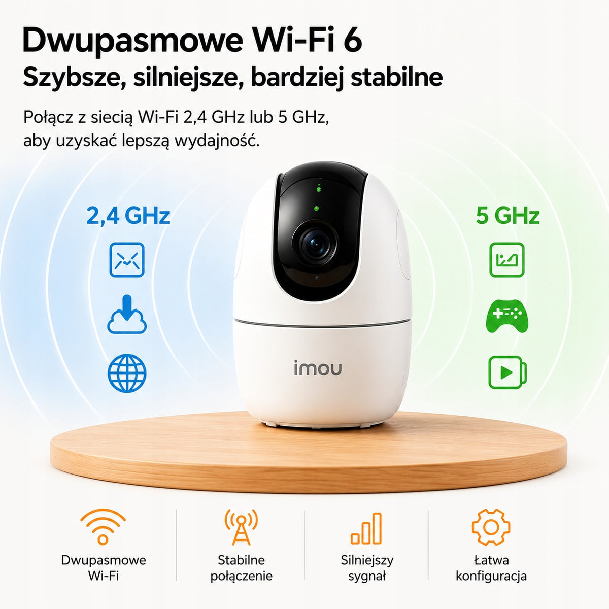 IMOU Ranger 2C Pro 5MP Kamera IP WiFi 360° PTZ Wewnętrzna X2 Manufacturer code IPC-S2CP-5R1S