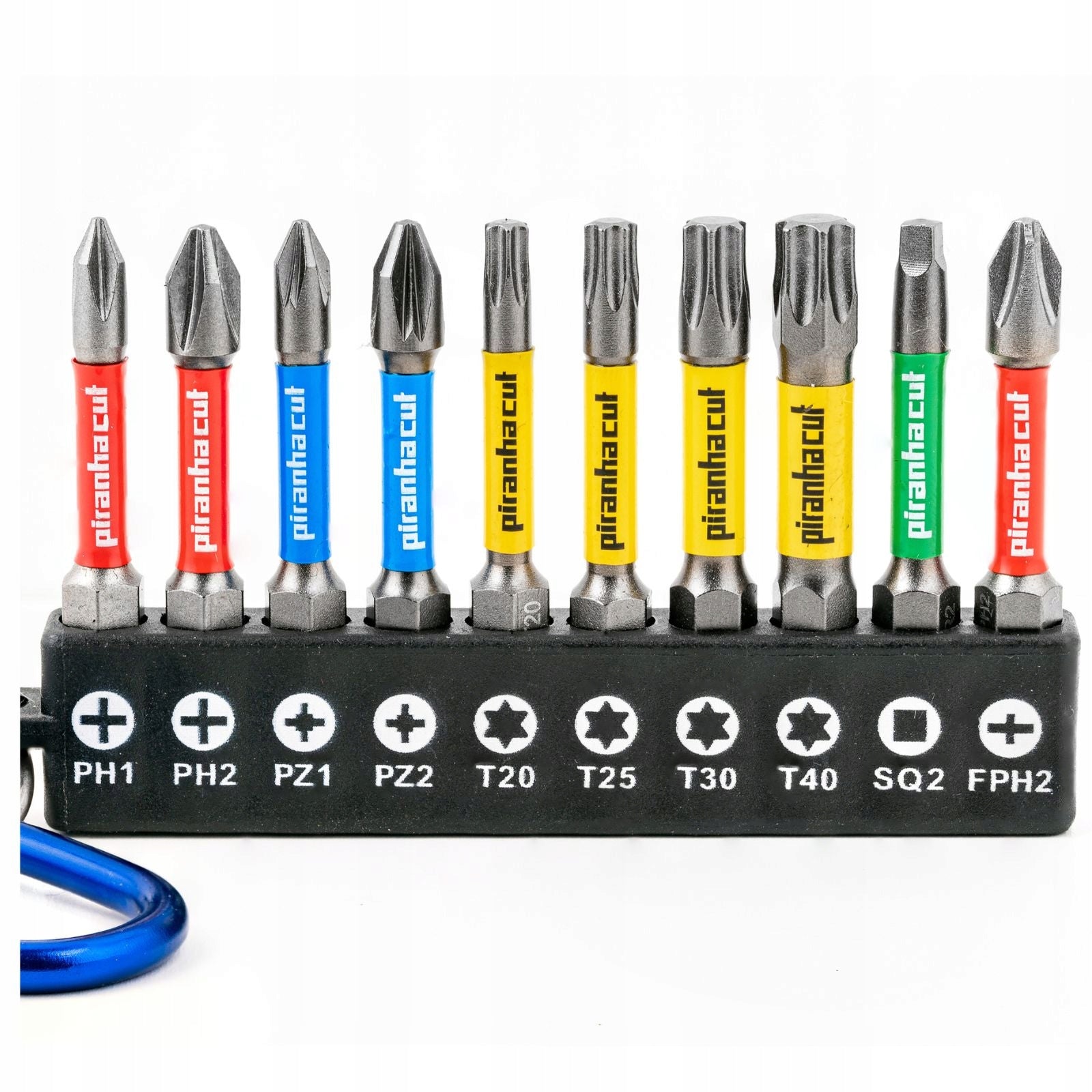 IMPACT BITS PH2 50mm FOR IMPACT MAGNETIC SCREWDRIVER 10 PIRANHACUT Manufacturer code PCBSET-010