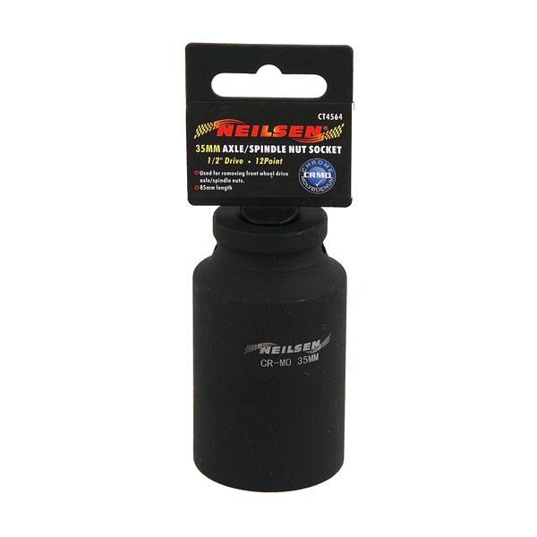 IMPACT CAP LONG 1/2'' 12KT. 35MM FOR HUB Key type socket