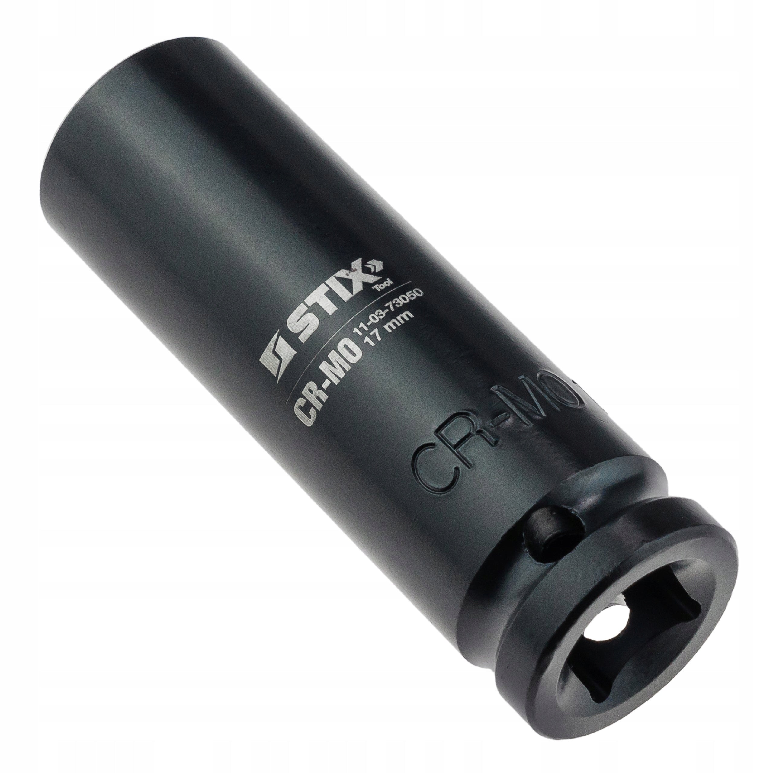 IMPACT CAP LONG FOR PNEUMATIC WRENCHES 1/2 INCH CR-MO 17MM - STIX