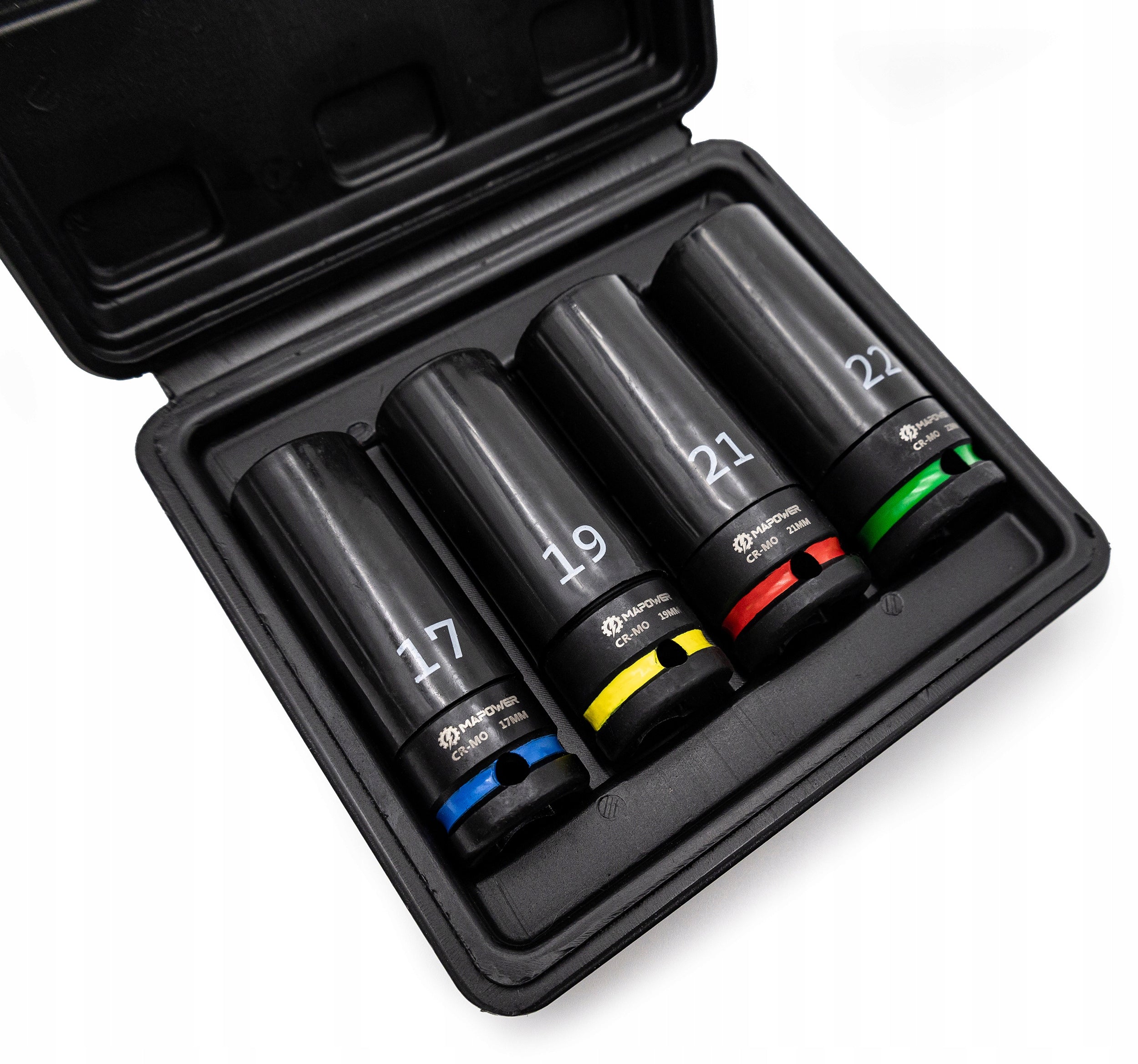 IMPACT CAPS 1/2 SET OF CAPS FOR ALLOY WHEELS LONG 17 19 21 22 Product weight with unit packaging 0.92 kg