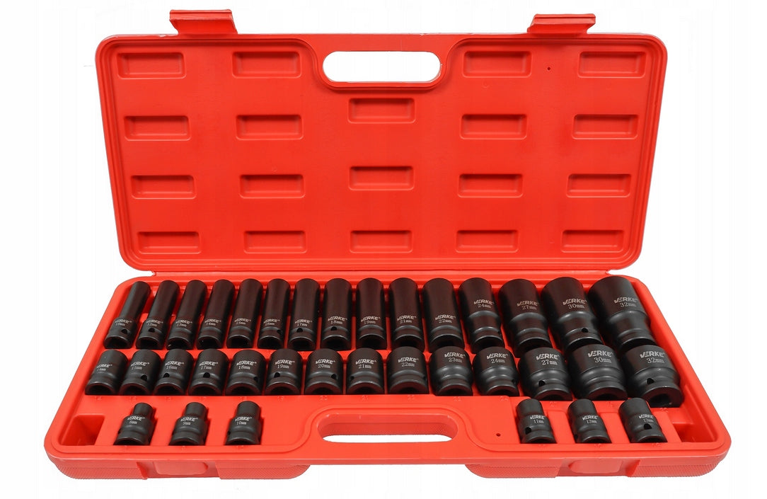 IMPACT CAPS 1/2 SHORT LONG IMPACT SOCKET WRENCH SET 8-32 Manufacturer code V39469