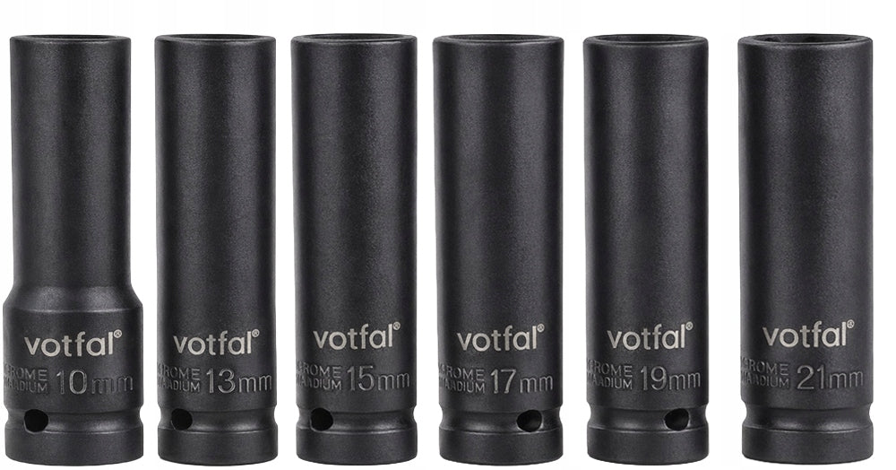 IMPACT CAPS 1/2 SOCKET WRENCH IMPACT SOCKET SET 10-21 6 EL Manufacturer code V08123