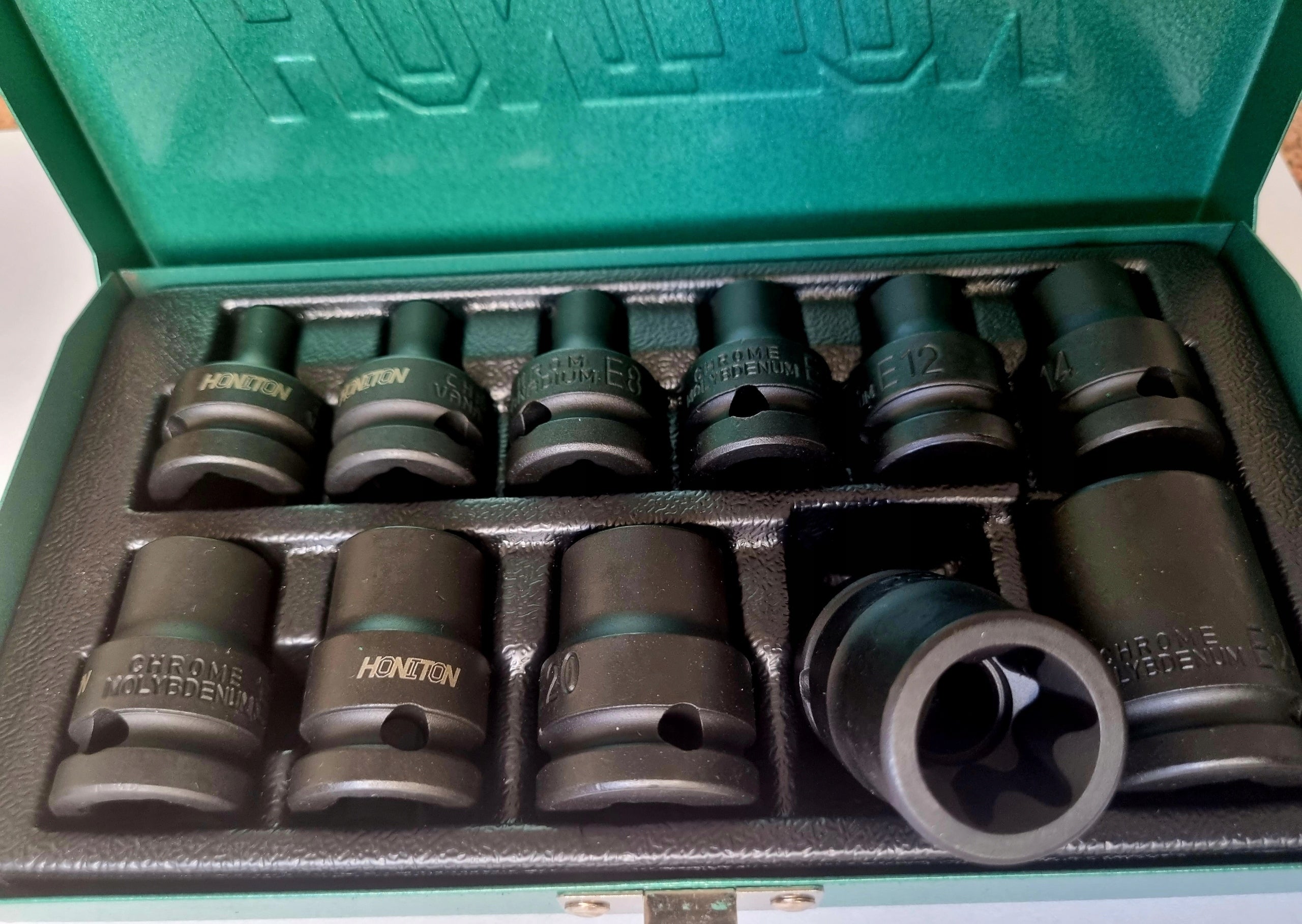 IMPACT CAPS 1/2 TORX E6-E24 HONITON H4111
