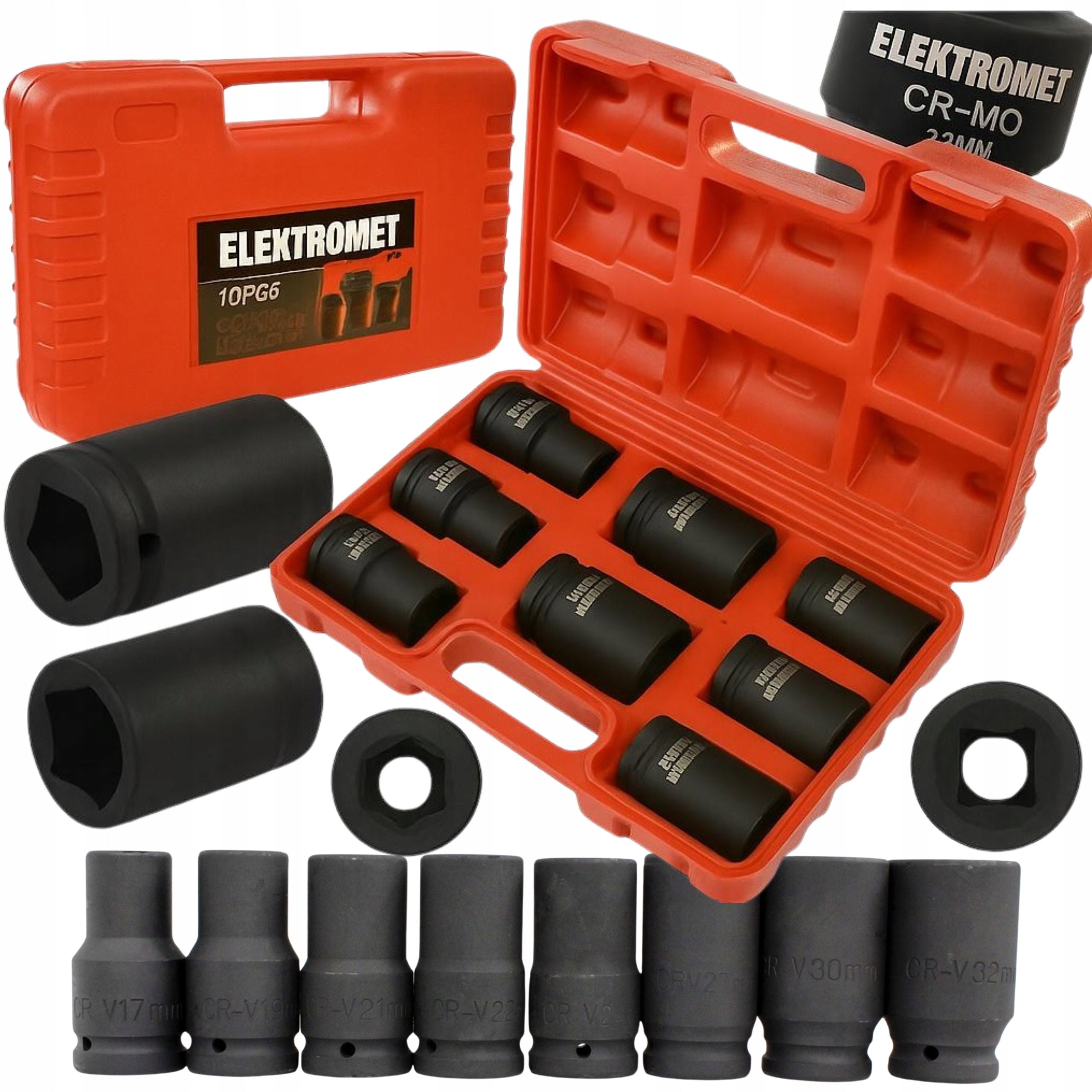 IMPACT CAPS 3/4 LONG SOCKET WRENCH IMPACT SOCKET SET 17-32 EAN (GTIN) 5906284253154