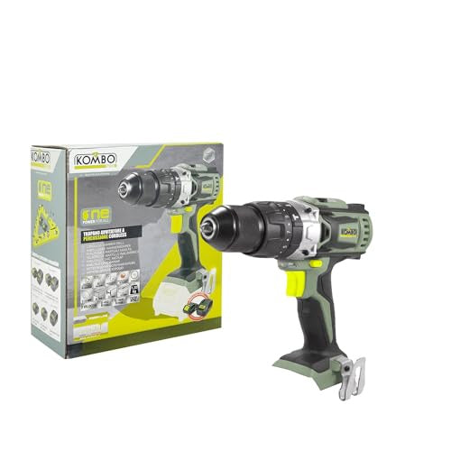 IMPACT DRILL 20V GREEN FOR WOOD METAL SPEED 0 1600 WITHOUT DRILL Brand no brand