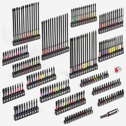 IMPACT DRIVER BITS SET OF 217 PCS STEEL S2 PH PZ TORX steel