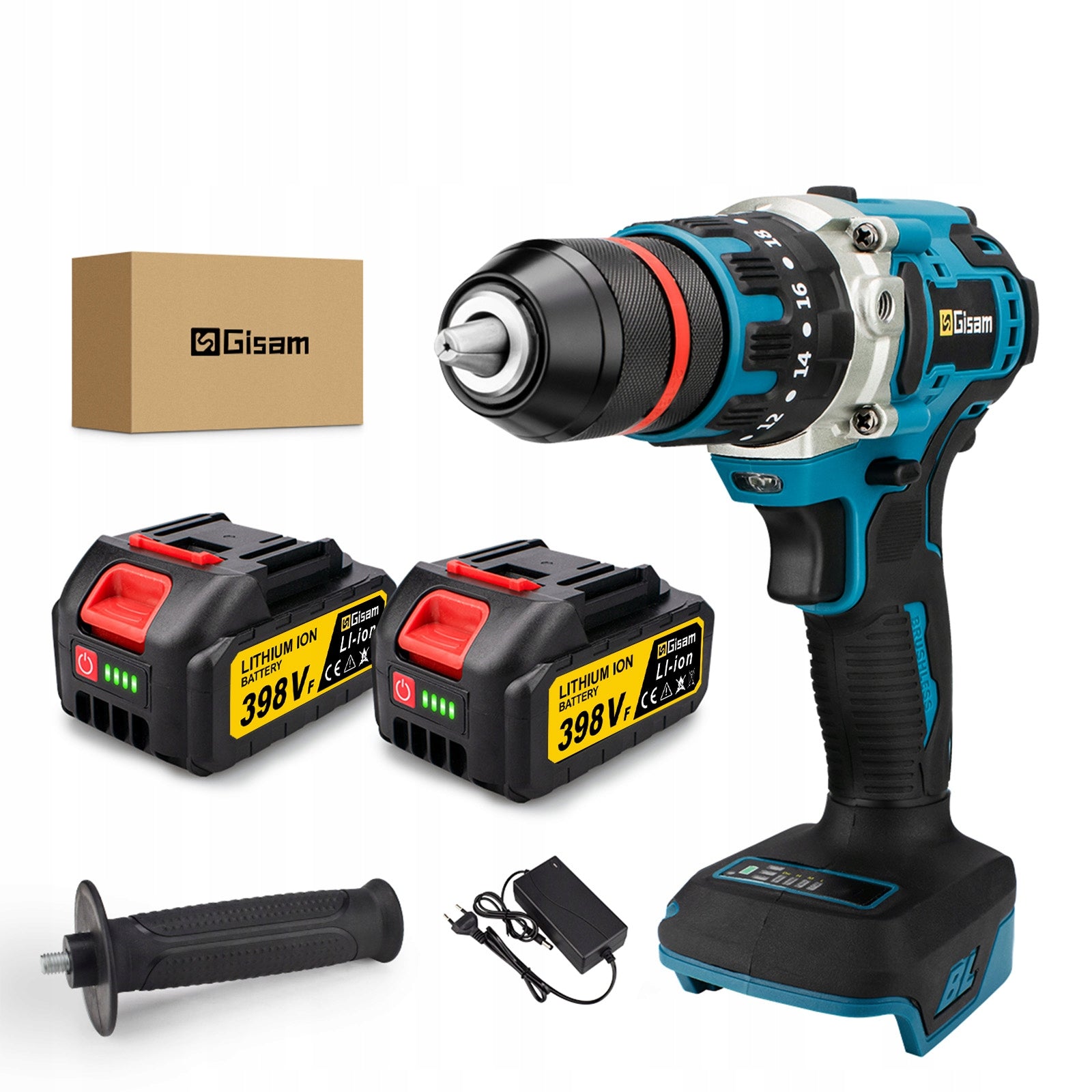 IMPACT DRIVER CORDLESS DRILL 2X 18V 3.0A BRUSHLESS Voltage (V) 18 V