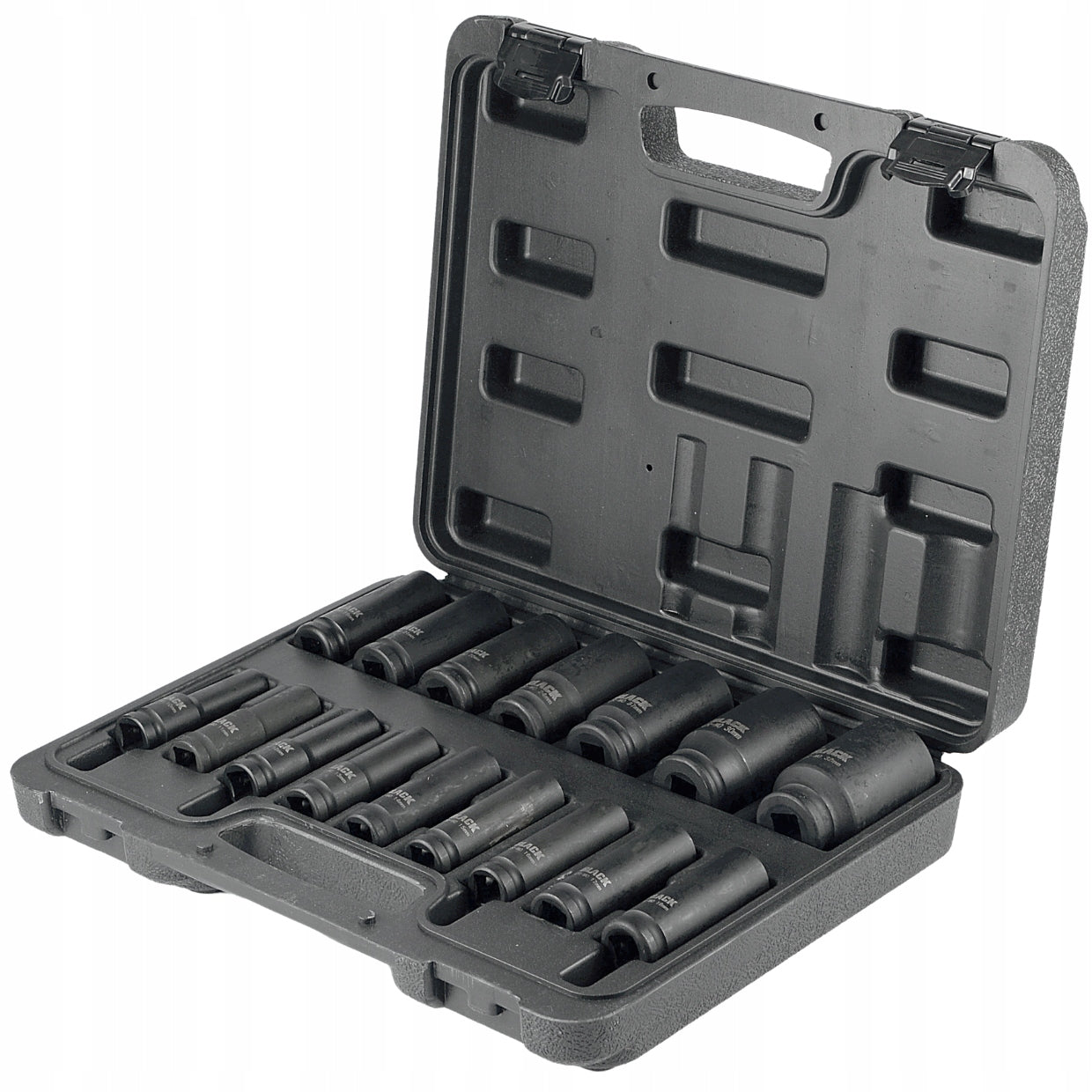 IMPACT SOCKET SET 1/2" 16 ELEMENTS 10-32MM CASE BLACK 13302 CRV Manufacturer code 13302