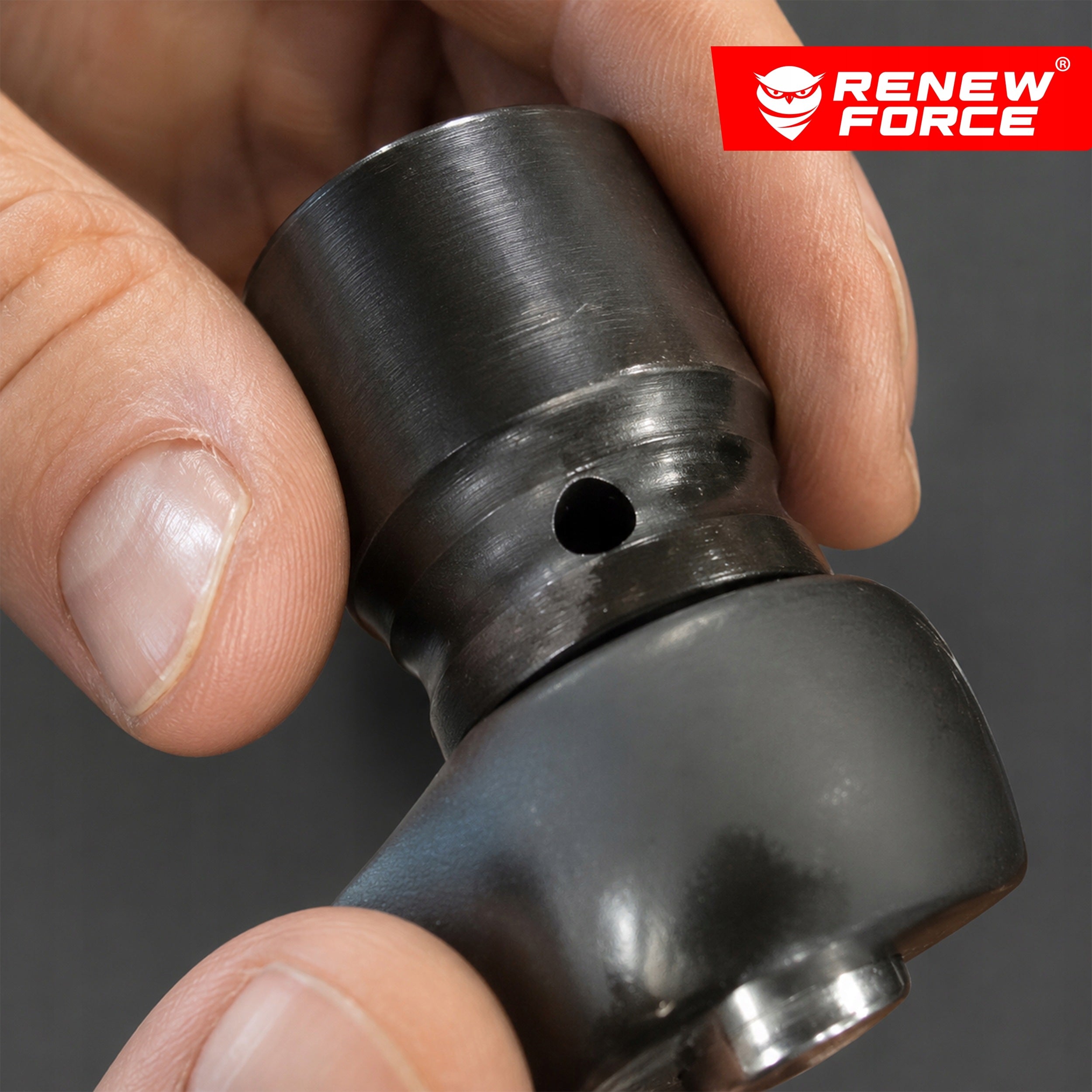 IMPACT SOCKET SET 1/2" 8-32mm IMPACT SOCKETS 35 el Cr-Mo + SUITCASE Manufacturer code DŁUGIE KRÓTKIE Chromowo-Molibdenowa HEX 6-KĄT