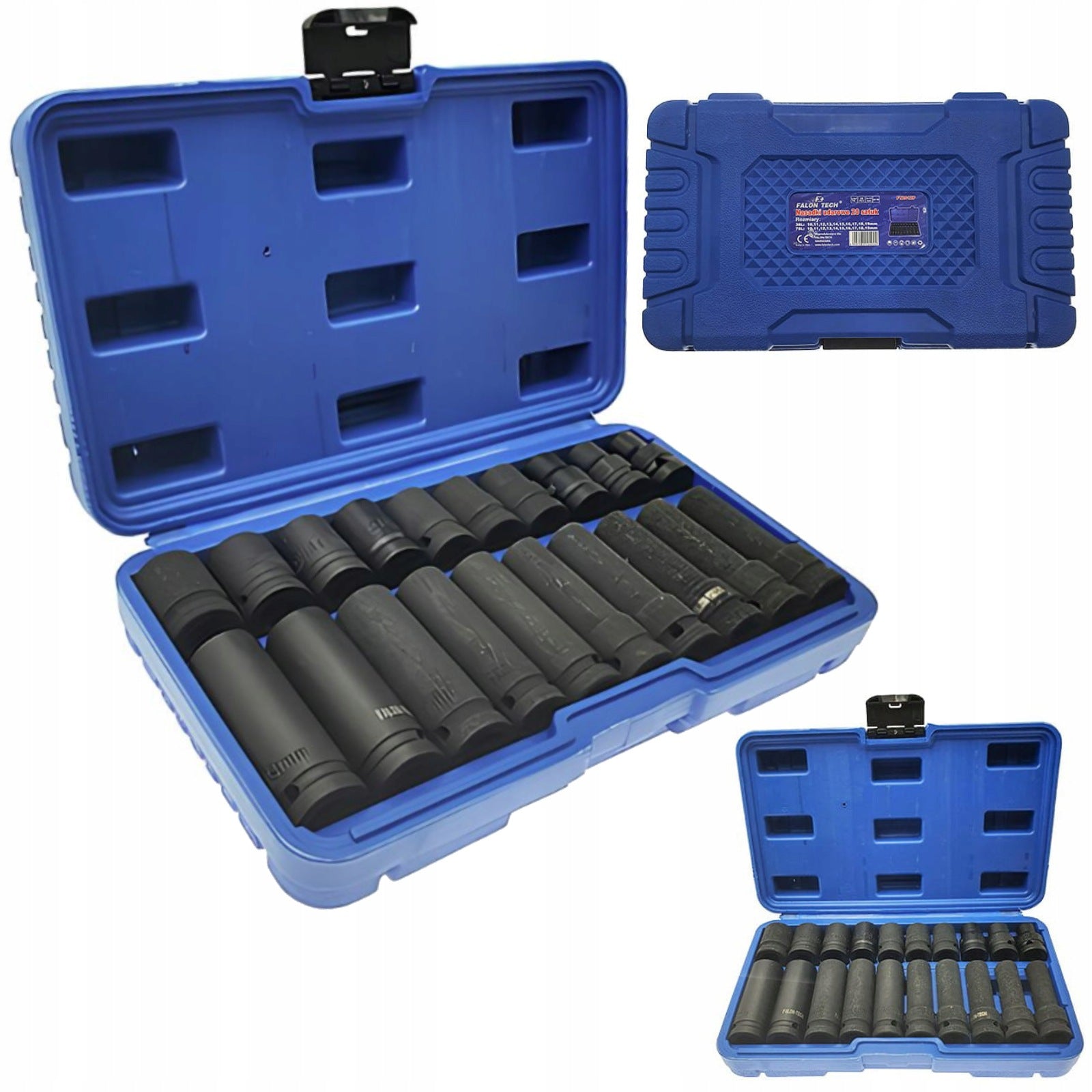 IMPACT SOCKET SET 10-19 IMPACT CAPS 1/2