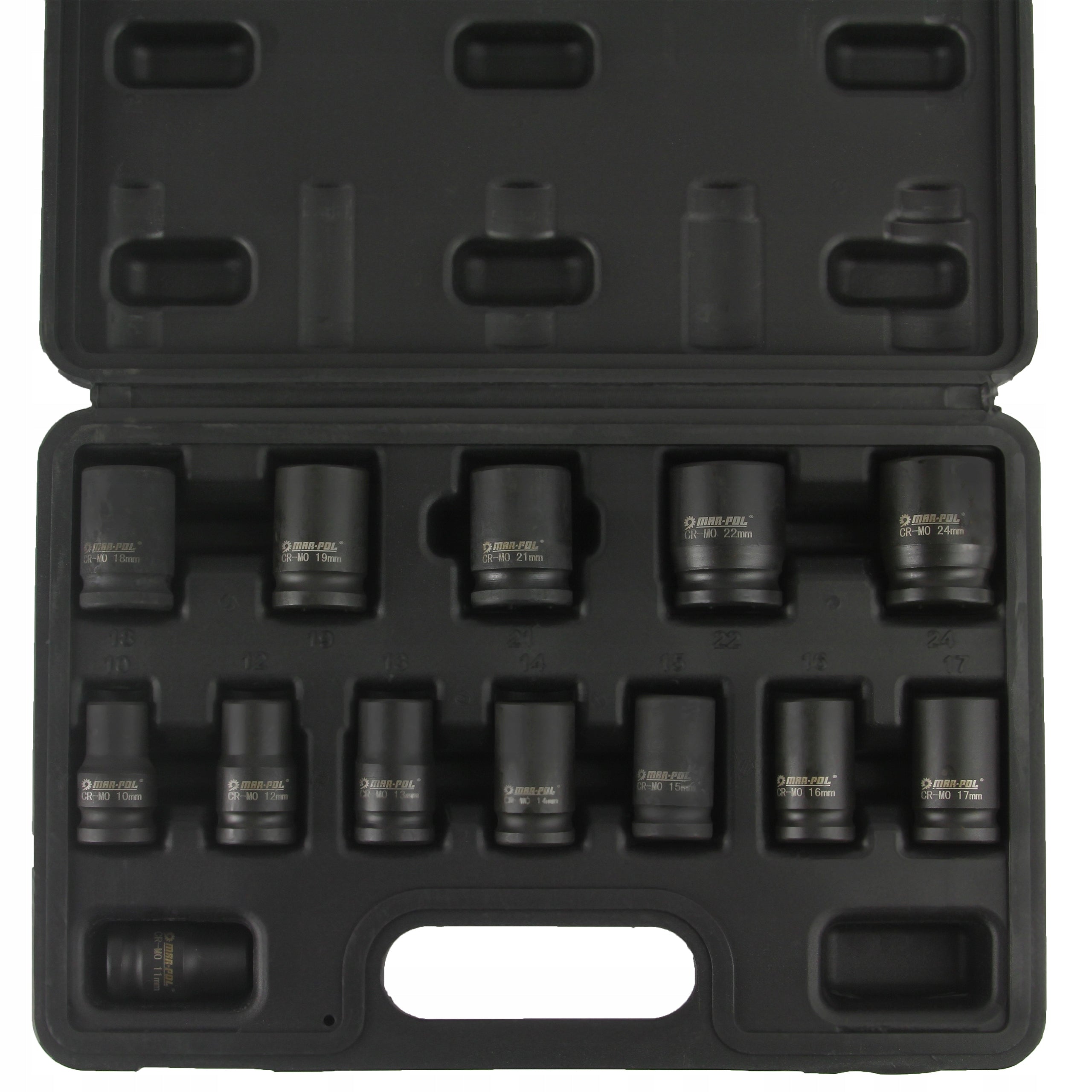 IMPACT SOCKET SET 10-24 IMPACT CAPS 1/2 IMPACT WRENCH SET Manufacturer code M58257