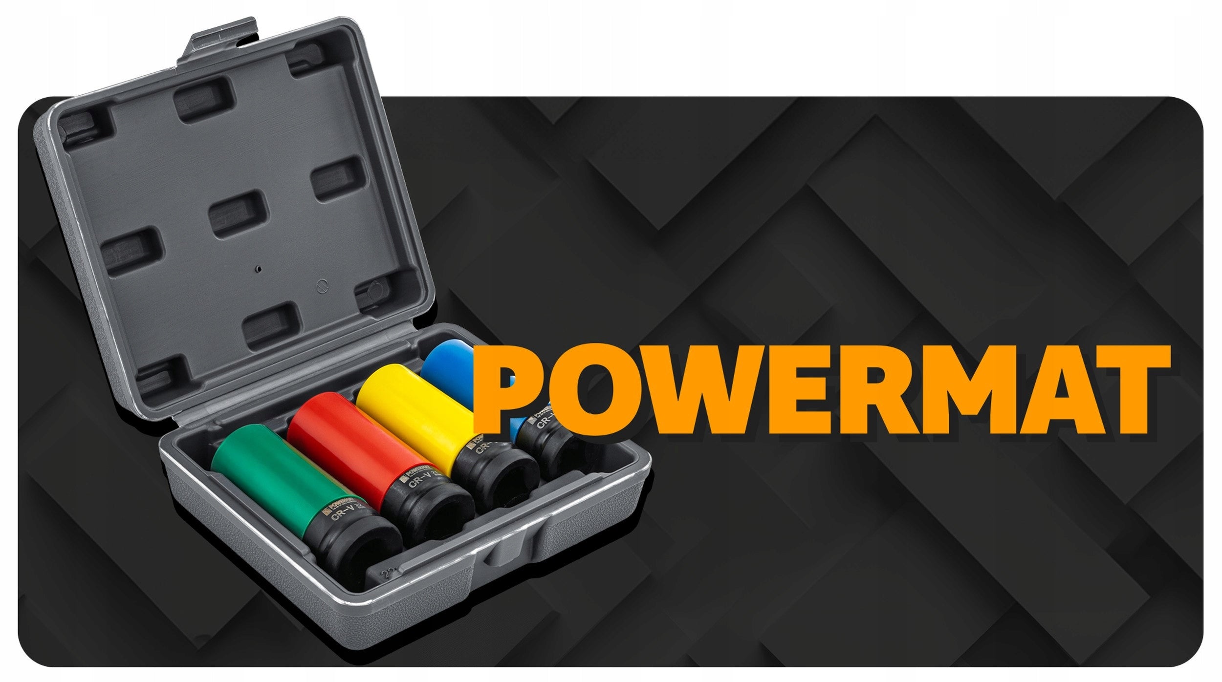 IMPACT SOCKET SET FOR ALLOY WHEELS 17/19/21/22 MM COLORFUL 4 PCS Brand Powermat