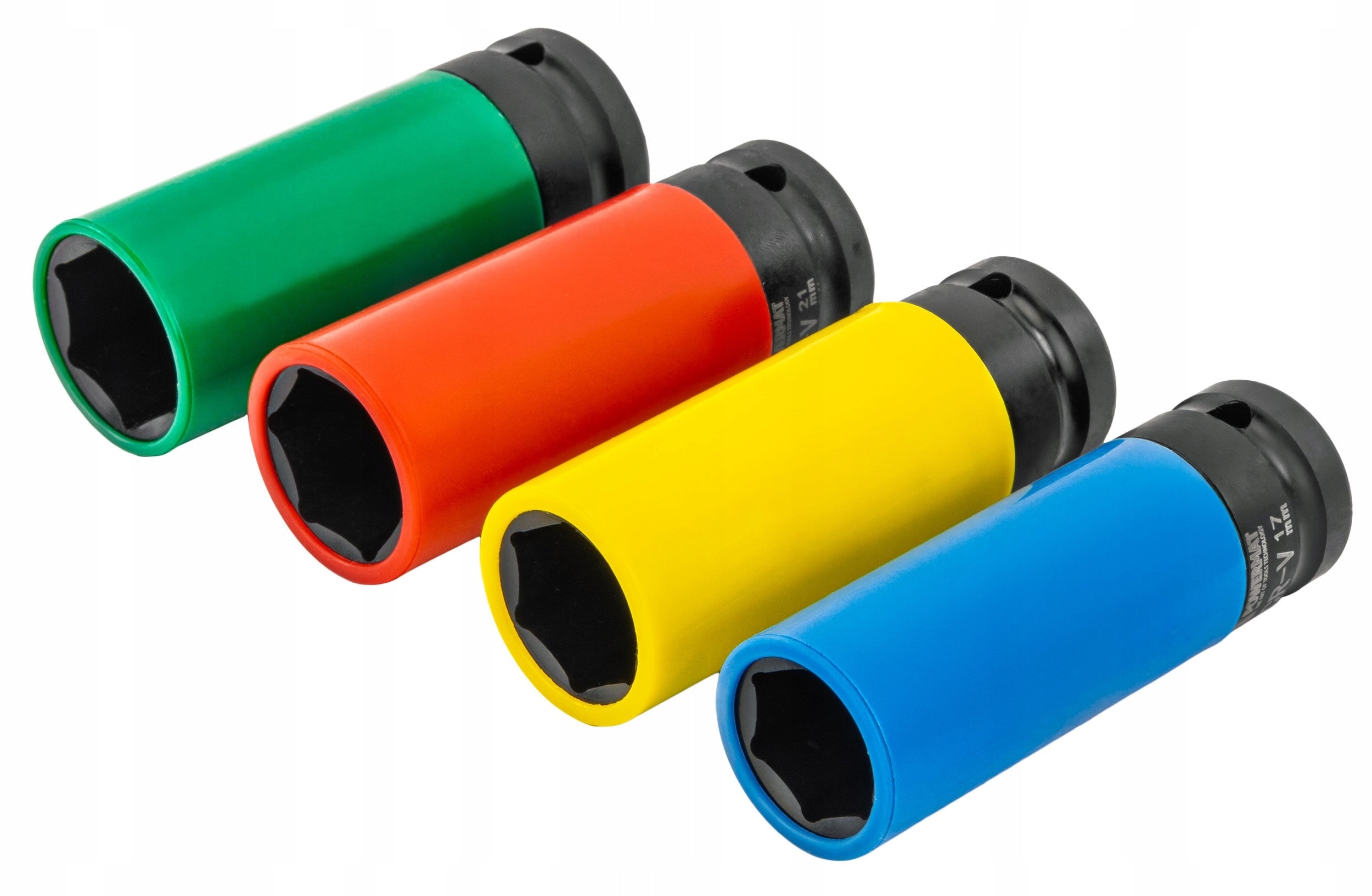 IMPACT SOCKET SET FOR ALLOY WHEELS 17/19/21/22 MM COLORFUL 4 PCS Manufacturer code PM1379