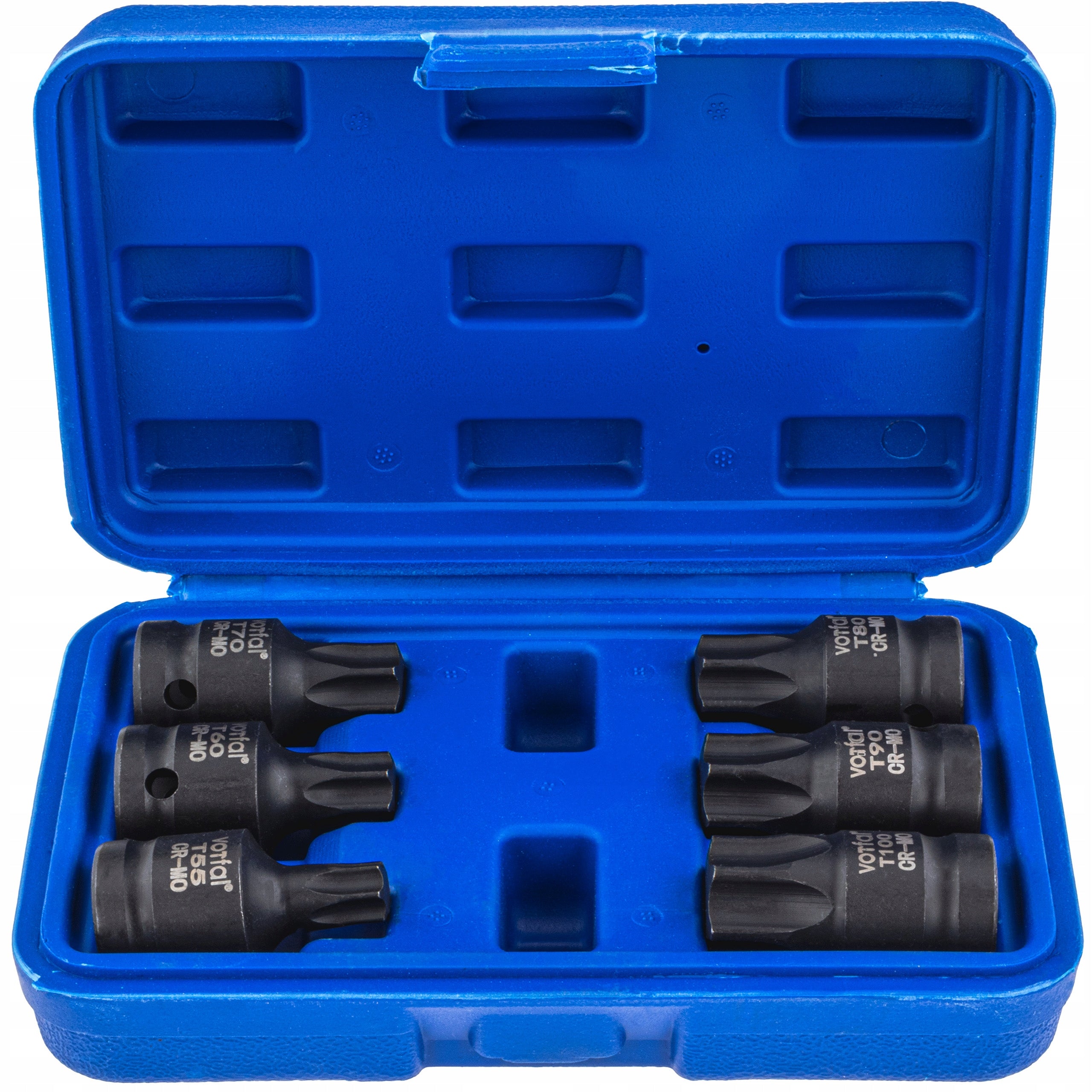IMPACT SOCKET WRENCHES TORX T55 T60 T70 T80 T90 T100 1/2 Cr-Mo 6el