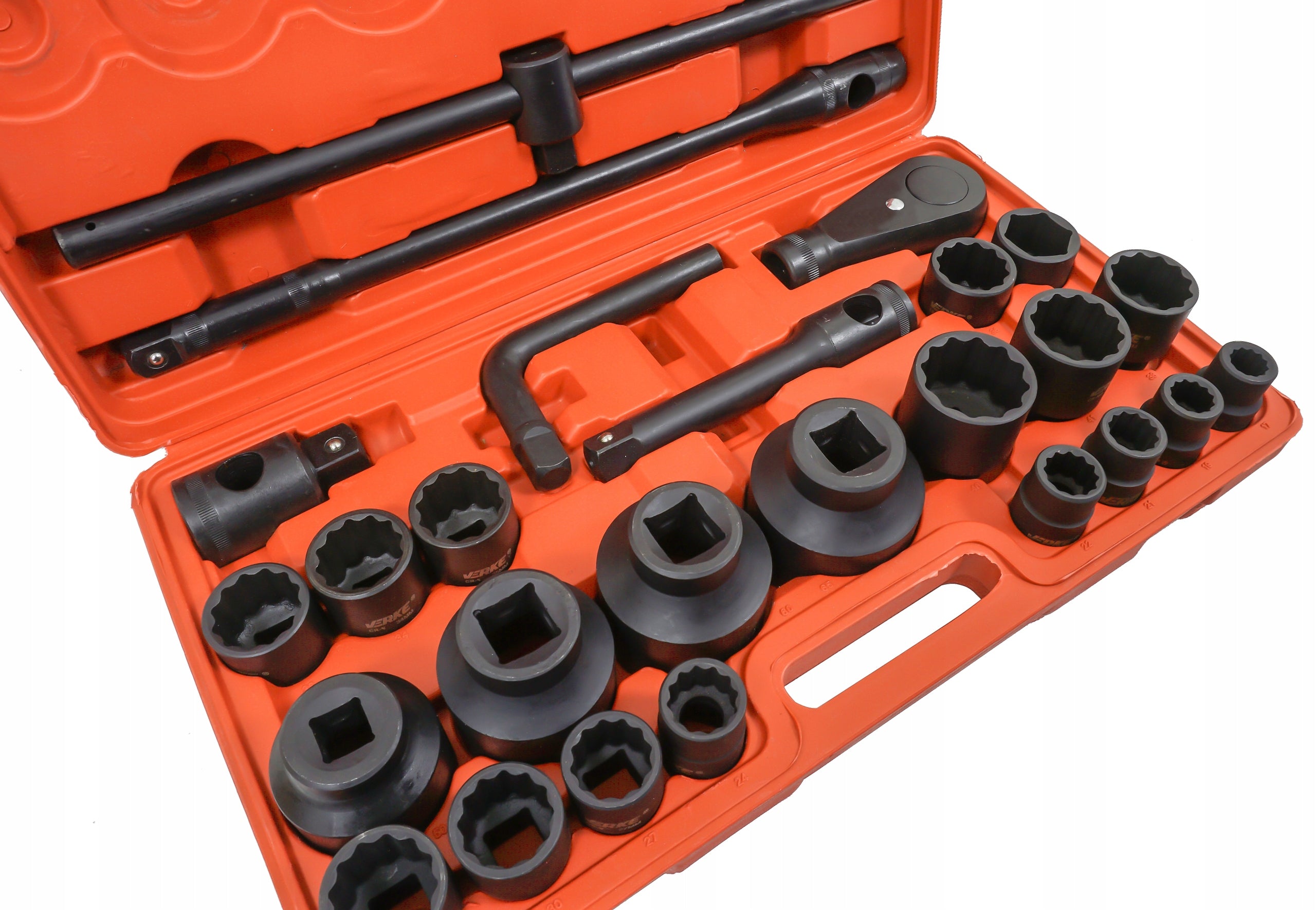 IMPACT SOCKETS 3/4 1 INCH IMPACT SOCKET SET SOCKET WRENCHES 17-65 mm Brand Verke