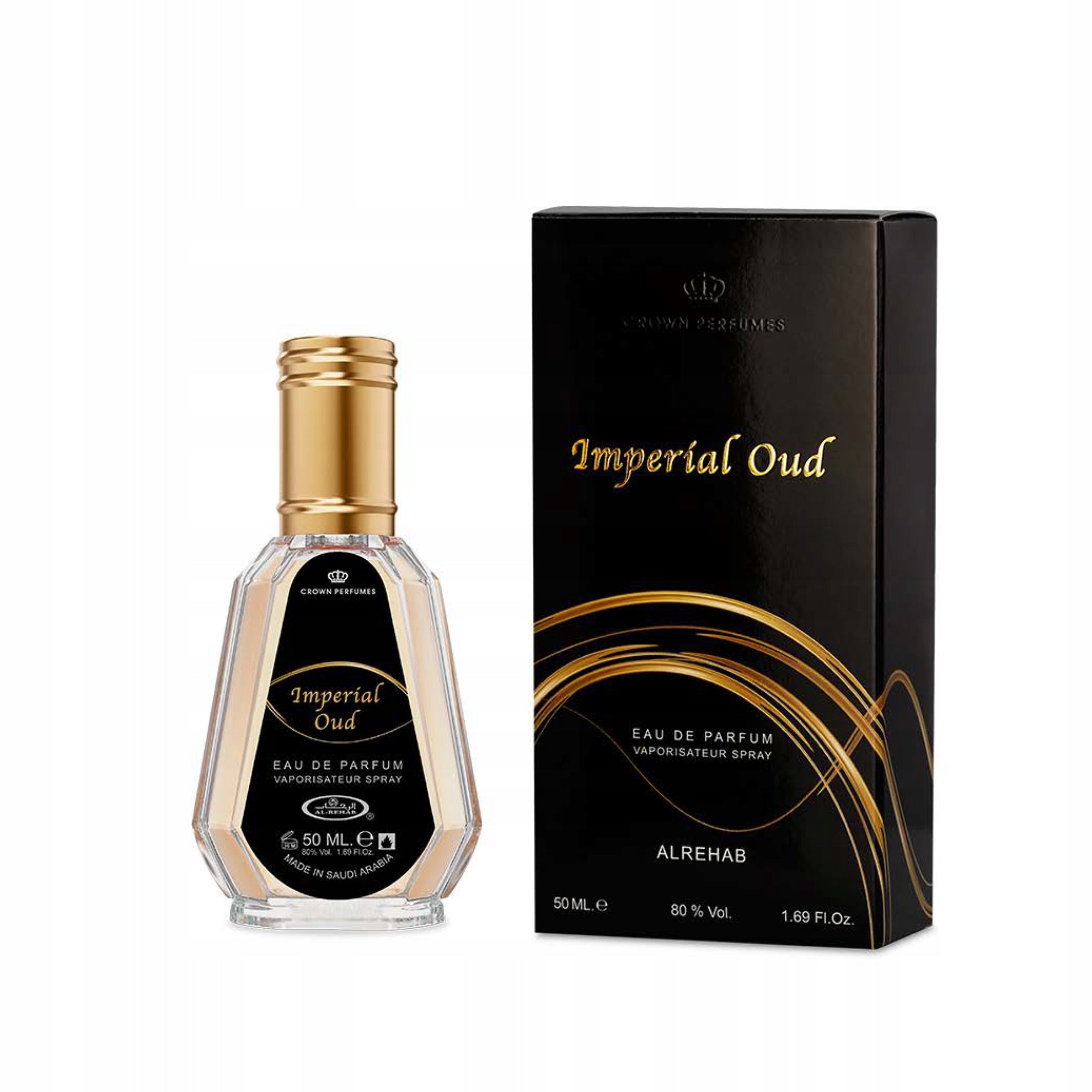 IMPERIAL OUD ARABIC PERFUME MALE WOODY VANILLA 50 ml AL REHAB EDP Packaging status original