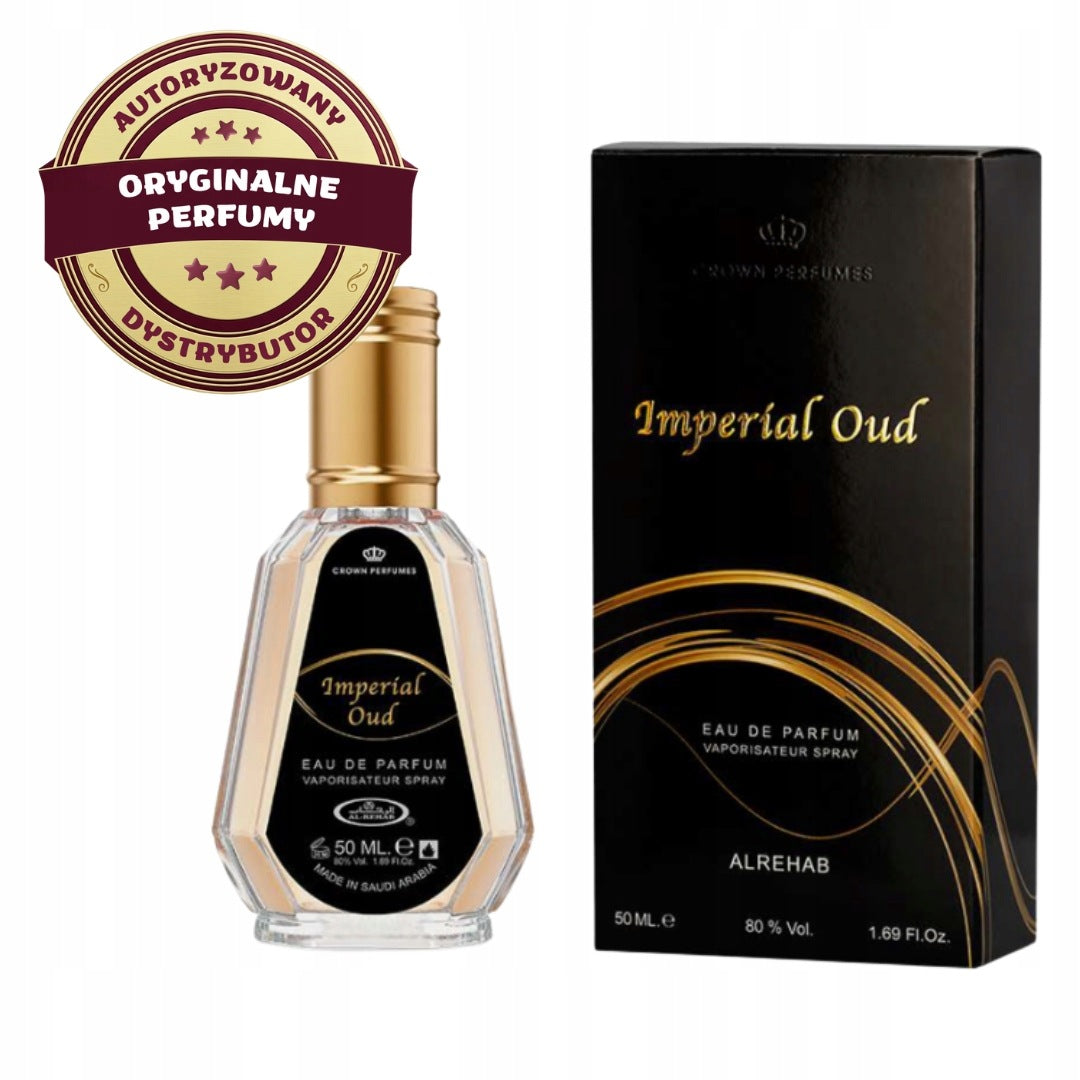IMPERIAL OUD ARABIC PERFUME MALE WOODY VANILLA 50 ml AL REHAB EDP