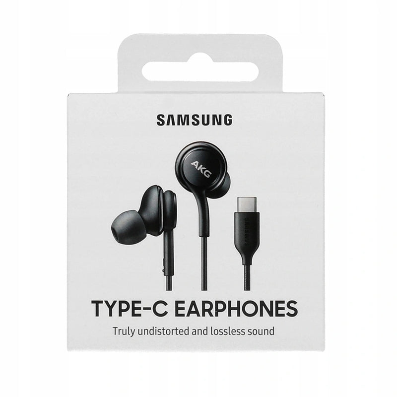 IN-EAR HEADPHONES SAMSUNG AKG EO-IC100BBEGEU TYPE-C BLACK ORIGINAL BASS