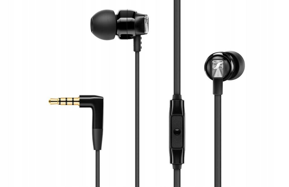 IN-EAR HEADPHONES SENNHEISE CX300S WITH REMOTE CONTROL MICROPHONE BLACK Packaging status original