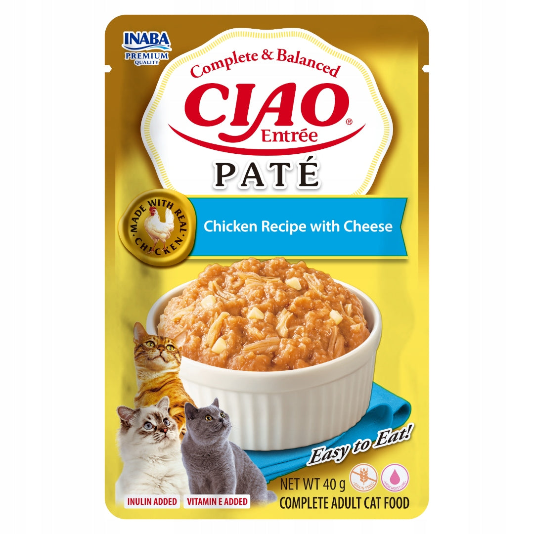 INABA CAT CIAO ENTRÉE PATE- chicken and cheese 40g