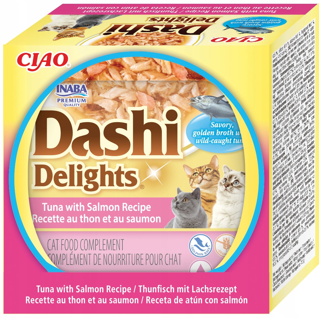 INABA CAT DASHI DELIGHTS Cat food delicacy tuna with salmon 70g EAN (GTIN) 4262365731968