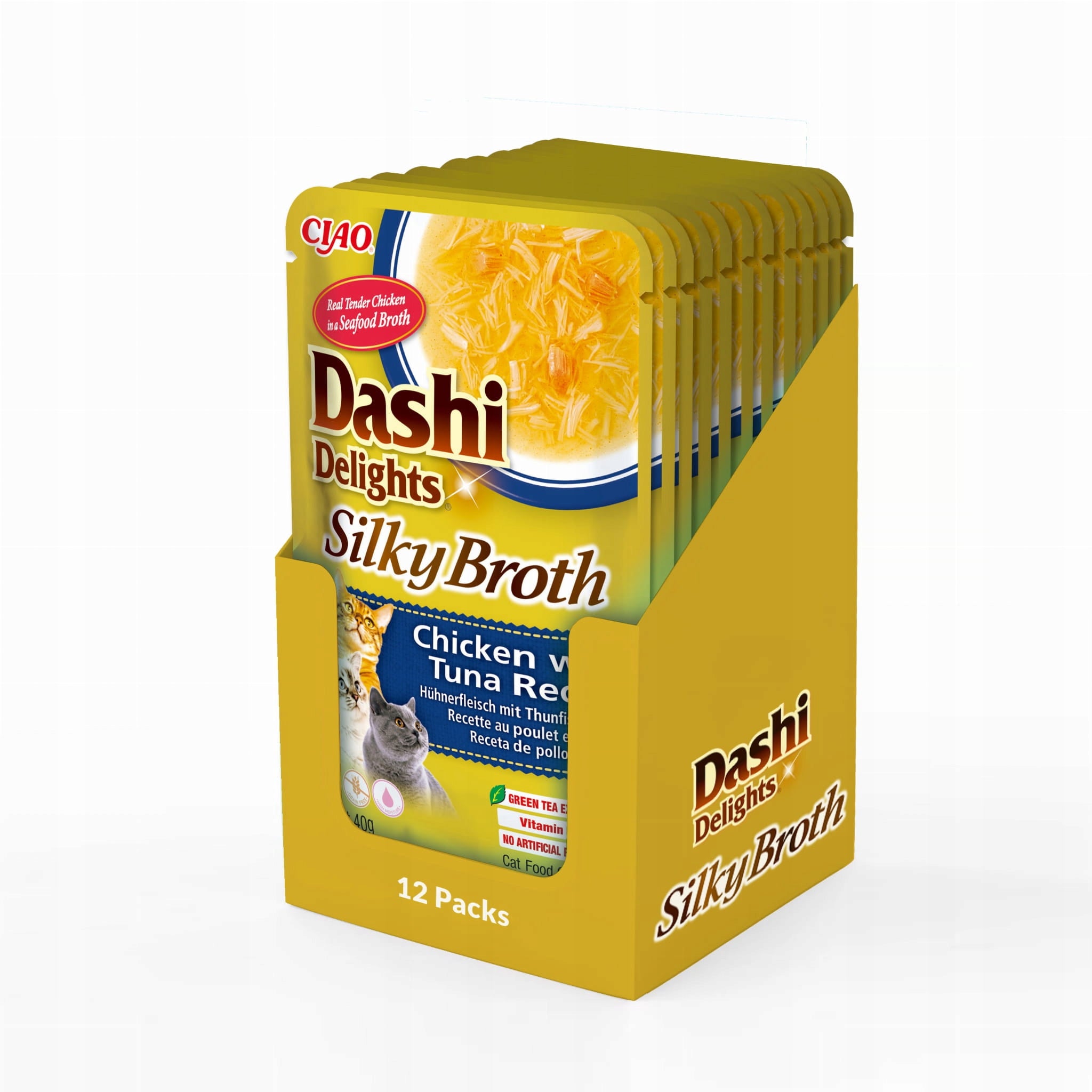 INABA CAT DASHI DELIGHTS Silky Chicken & Tuna 40g EAN (GTIN) 4262365730985