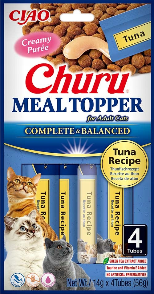 INABA CAT MEAL TOPPER TUNA RECIPE 4x14g (56g)-Tuna For CAT
