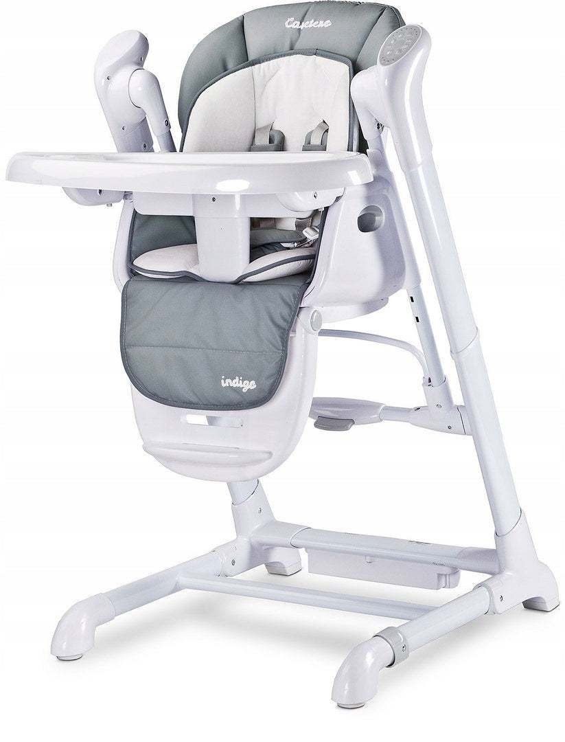 Hochstuhl-Schaukel Caretero Indigo, grau 