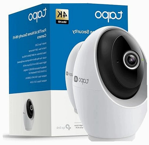INDOOR IP CAMERA 4K 8MP ROTATING 360 AI DETECTION HOME GIFT