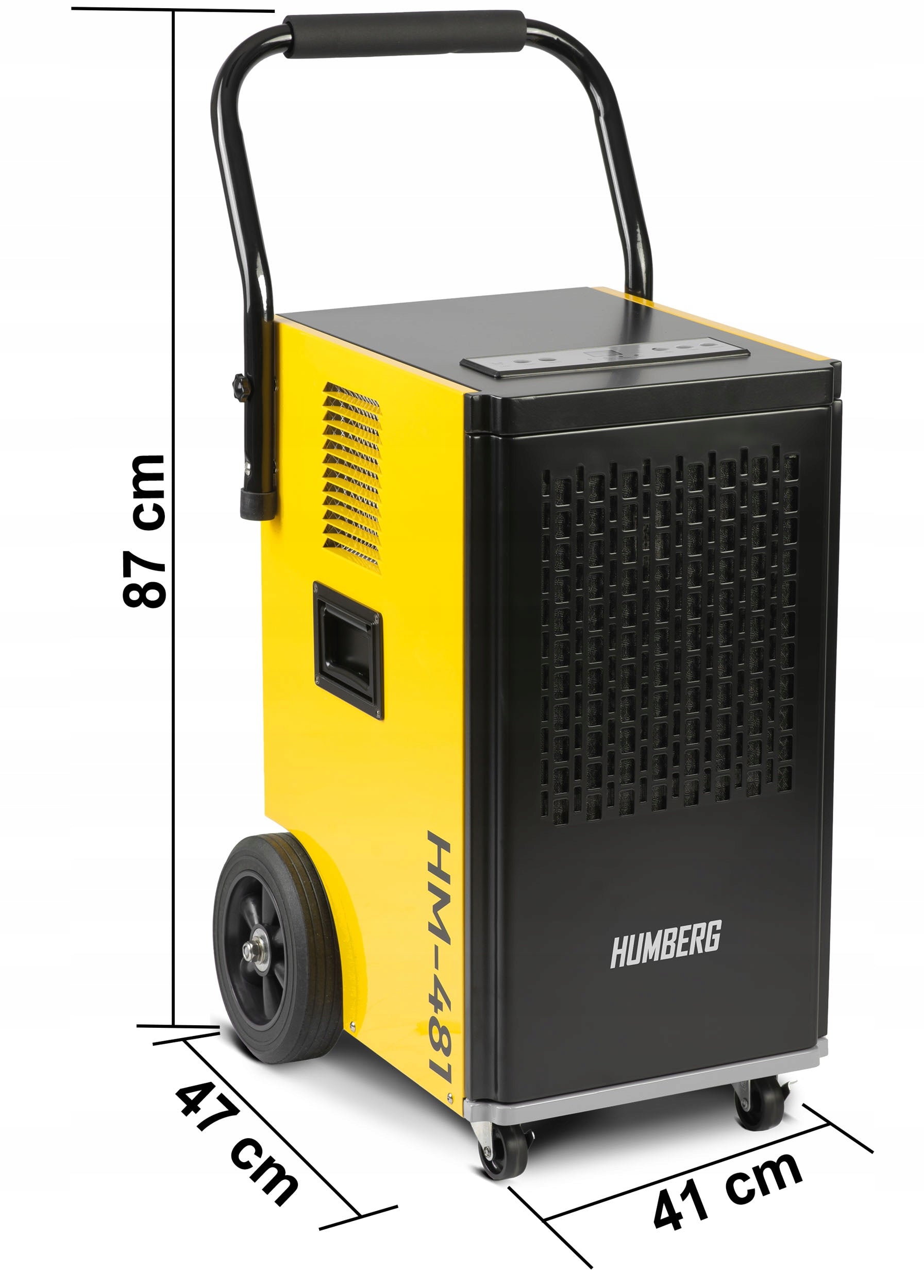 INDUSTRIAL DEHUMIDIFIER HM-481 CONSTRUCTION MOISTURE ABSORBER 50L/24H Efficiency 50 l/24 h