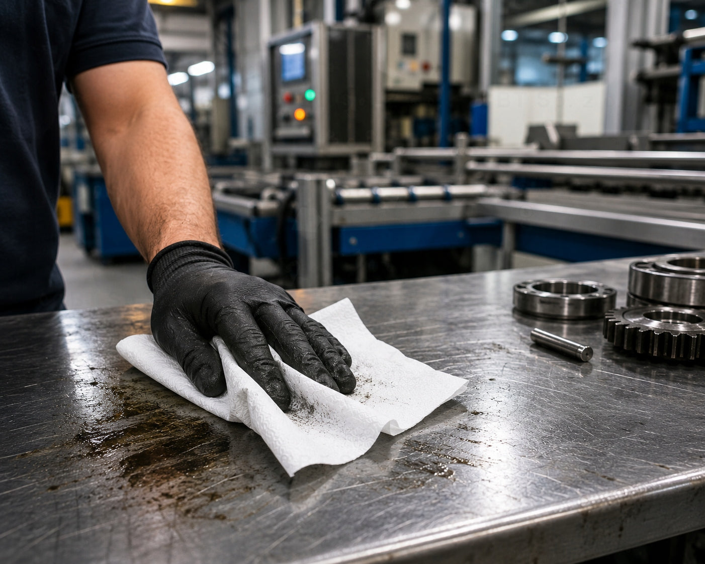 INDUSTRIAL DUST-FREE NONWOVEN CLEANER 68g/m 30x40cm 10pcs CFI Manufacturer CFI