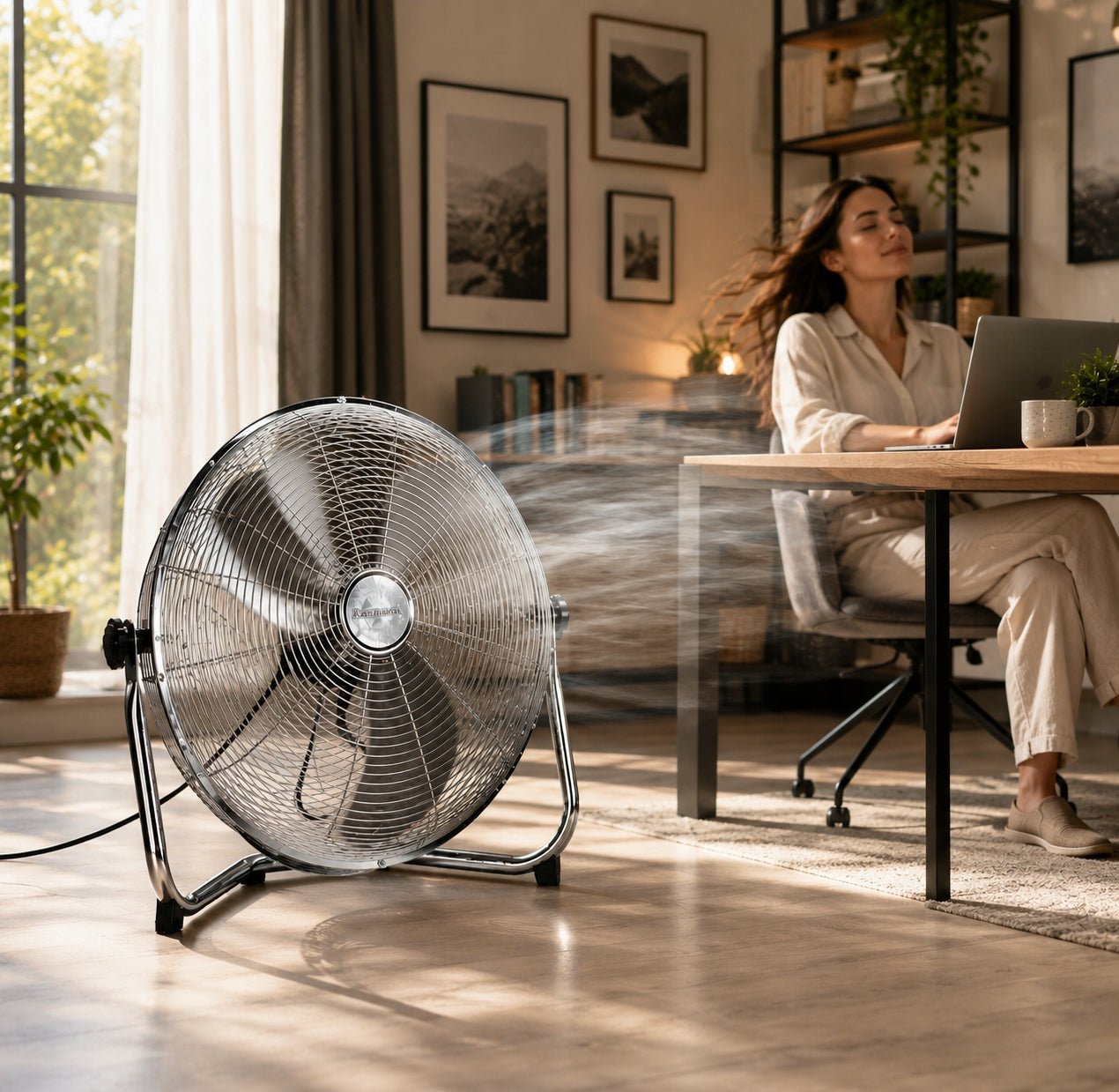 INDUSTRIAL FAN RAVANSON WT-7045 110W 3969 m³/h CIRCULATOR LARGE 45CM Fan type circulator