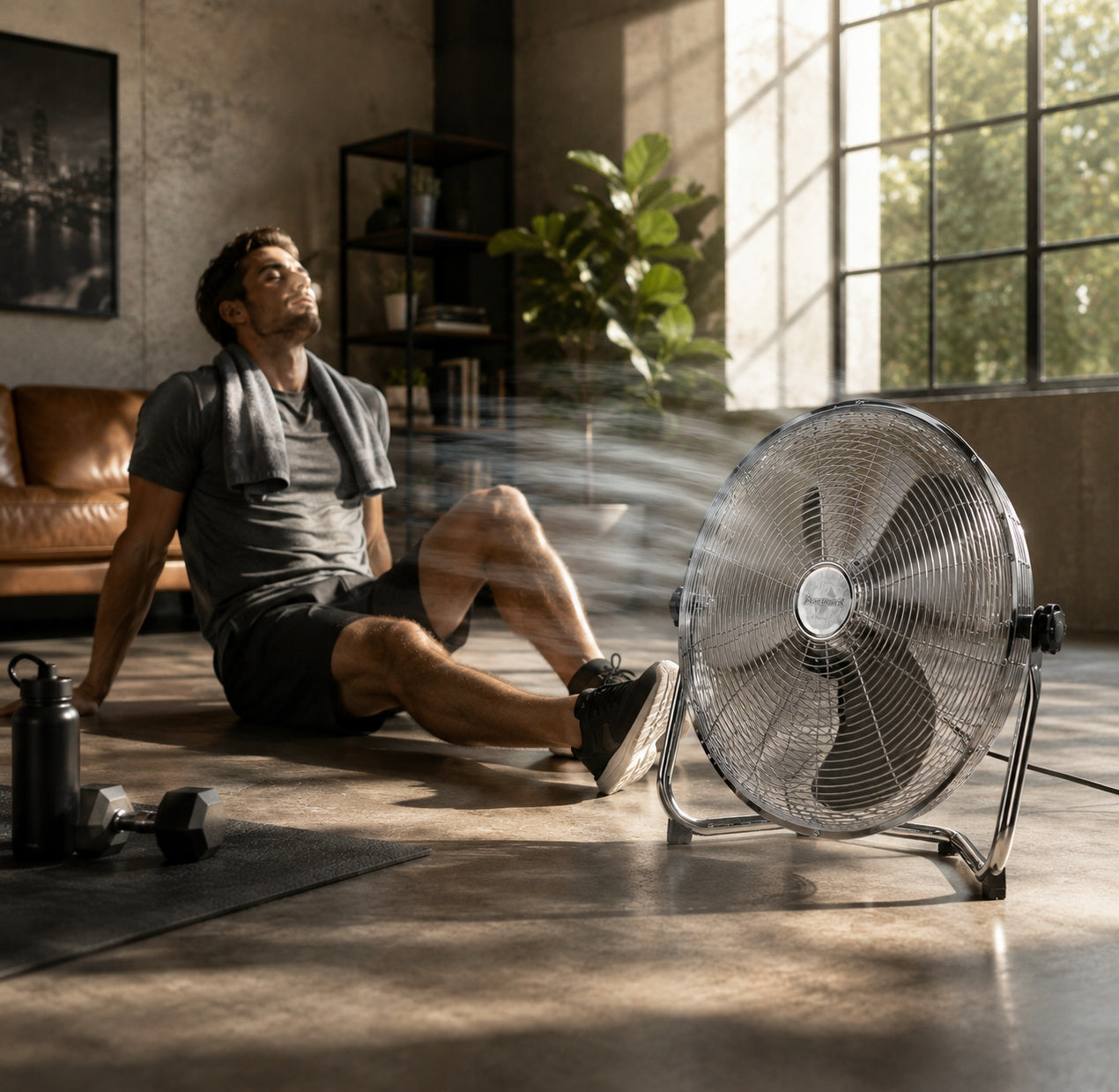 INDUSTRIAL FAN RAVANSON WT-7045 110W 3969 m³/h CIRCULATOR LARGE 45CM Model WT7045
