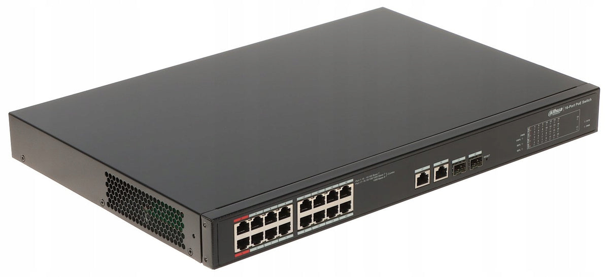 INDUSTRIAL POE SWITCH S4101-16ET2GF-240-C 16-PORT SFP Dahua