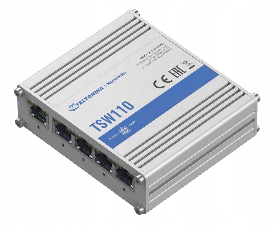 INDUSTRIAL SWITCH TSW110 8-PORT SFP Teltonika