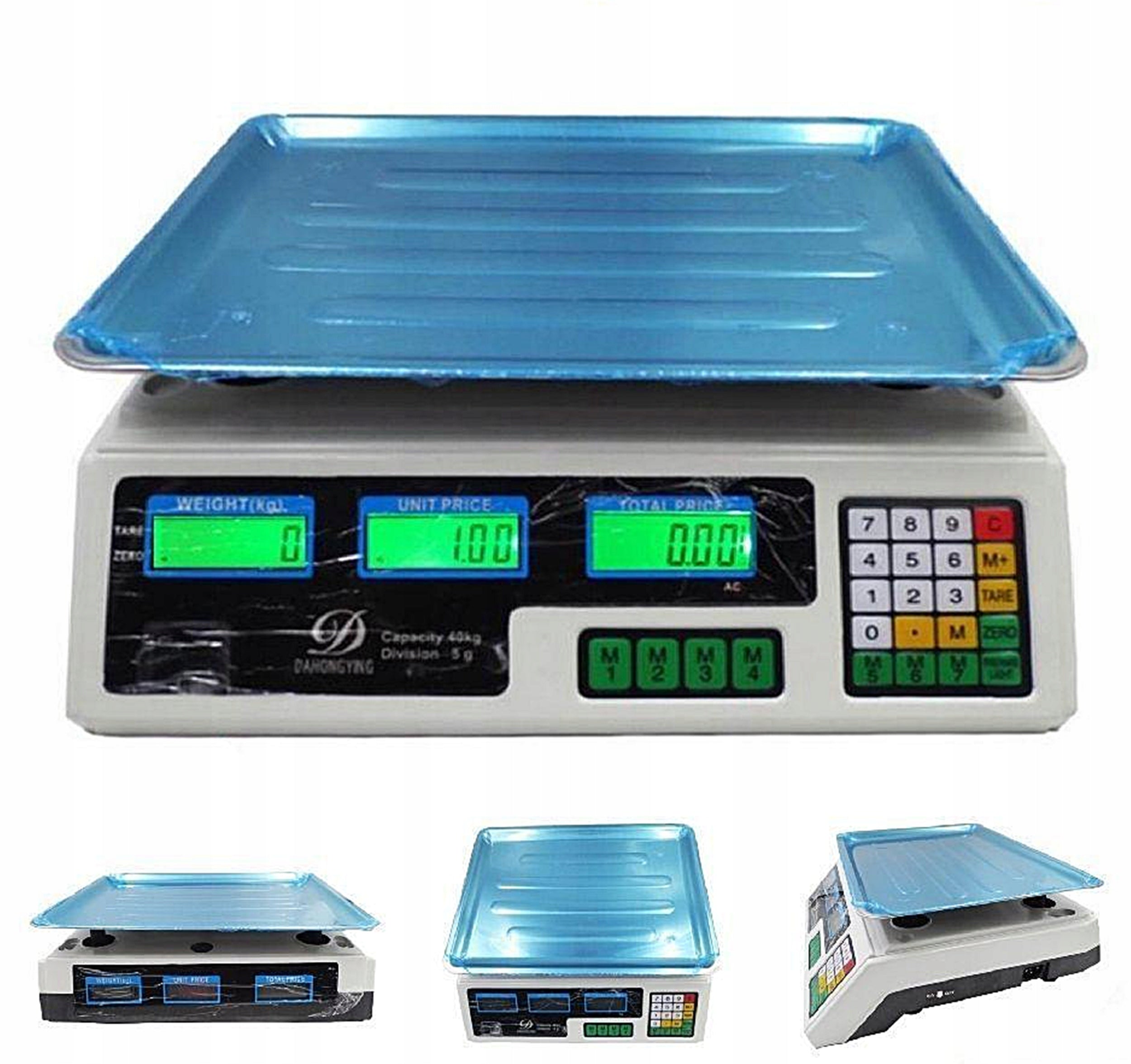 INDUSTRIAL WAREHOUSE ELECTRONIC SCALE WITH 40KG BATTERY Packaging status original