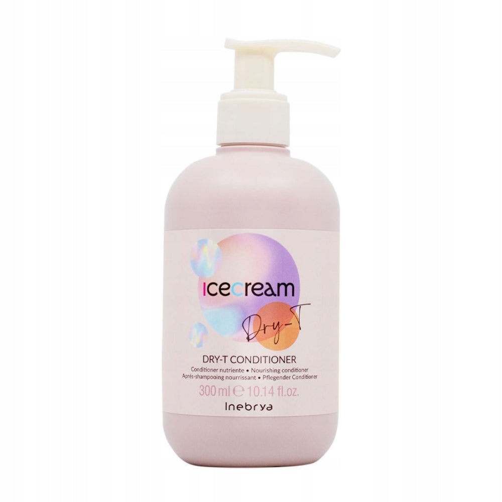 Nährende und regenerierende Spülung für trockenes Haar Inebrya Ice Cream Dry-T, 300 ml 