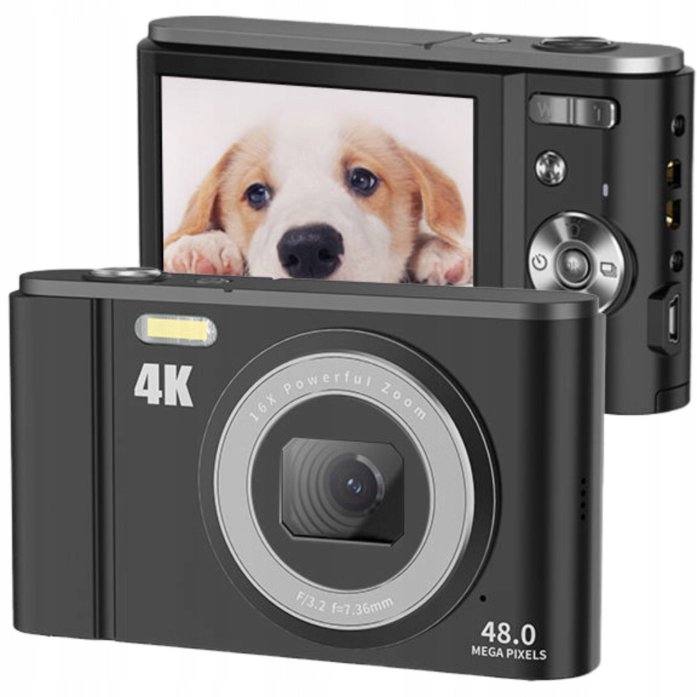 INF 48 MP Digital Camera with 16x Zoom and 4K Video