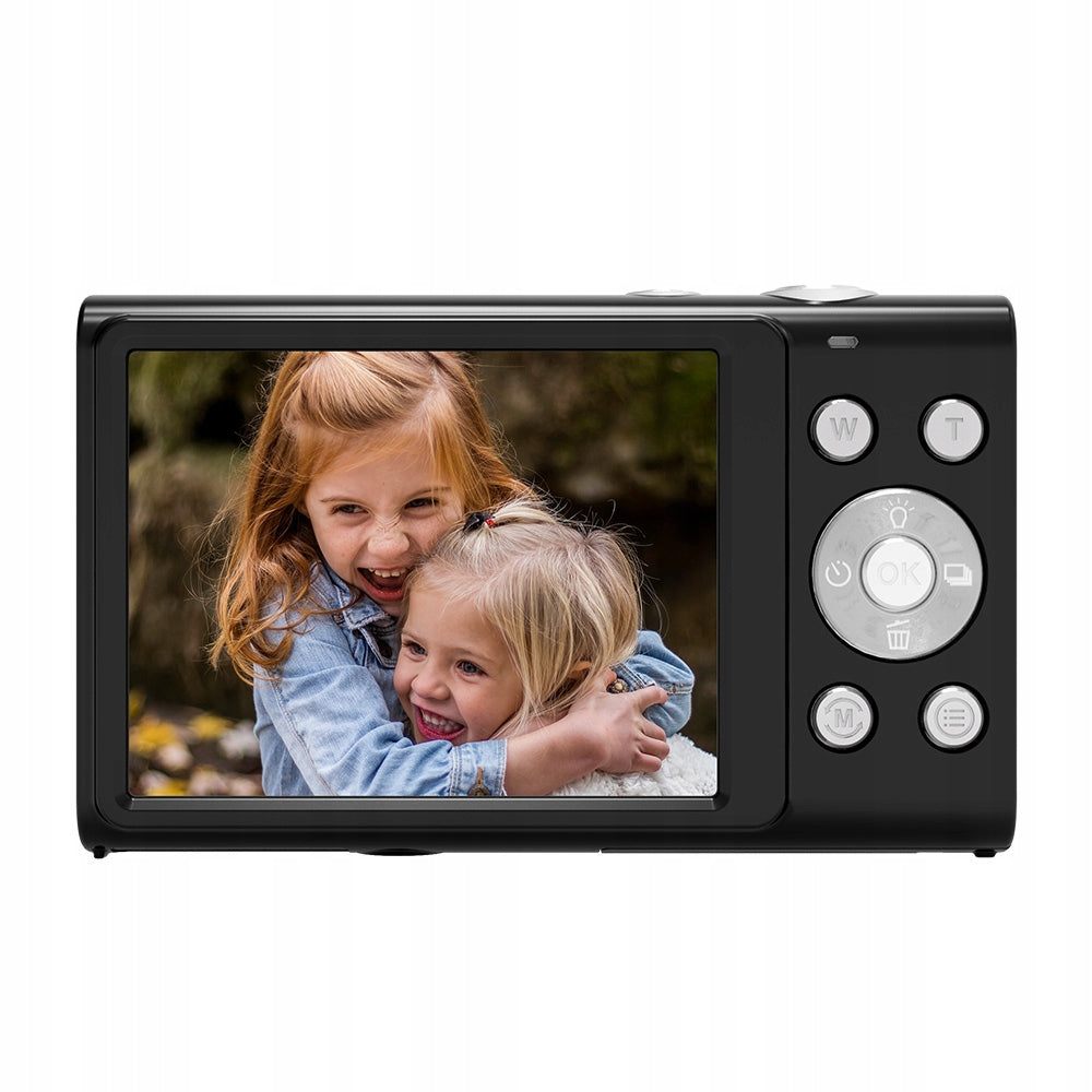 INF Digital Camera 2,7K/44MP/16x Zoom/Anti Shake/Webcam, Black Brand no brand