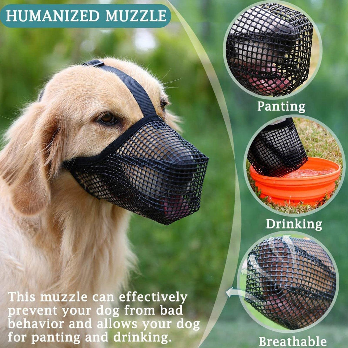 INF Nylon muzzle for dog Manufacturer code 276261