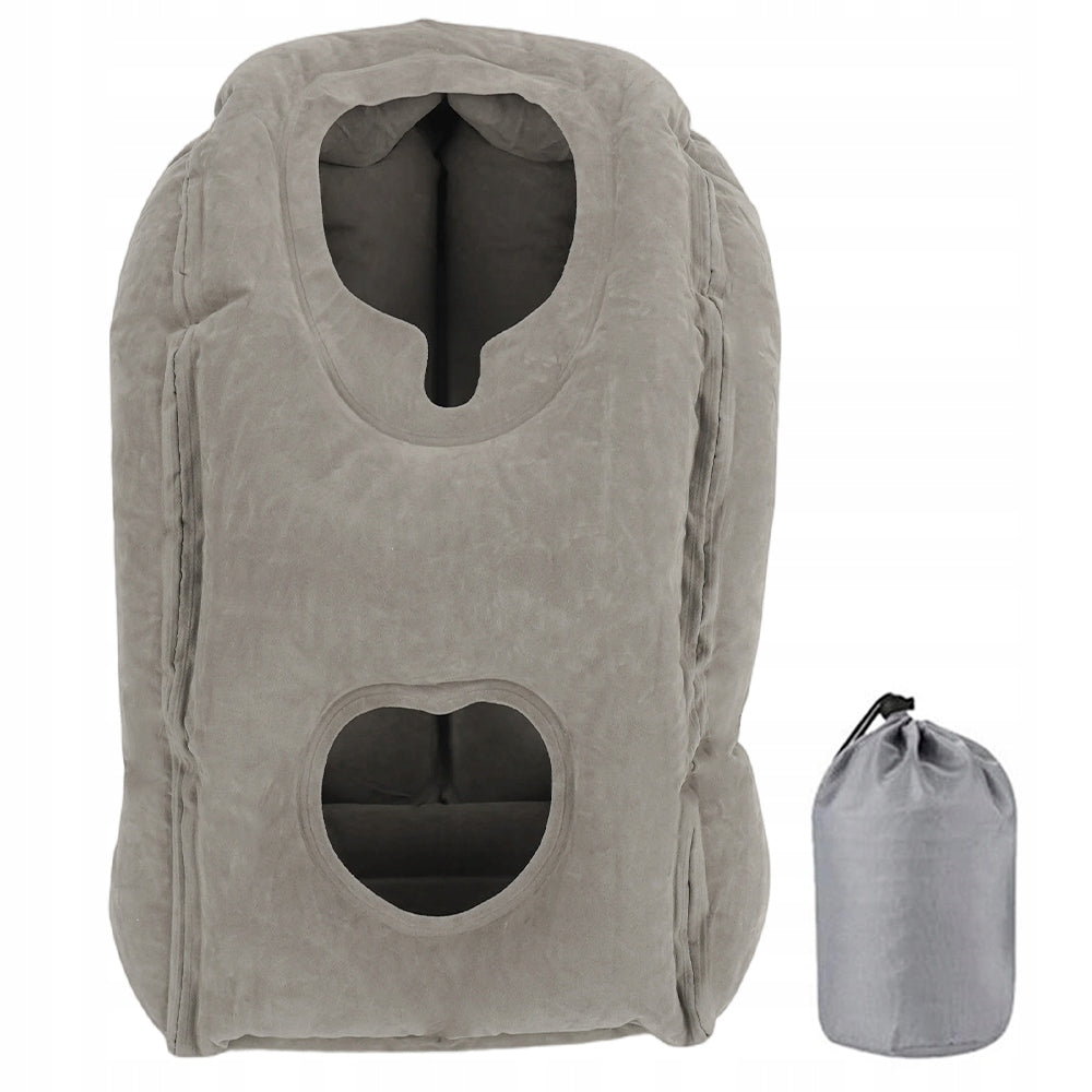 INFLATABLE AIRPLANE TRAVEL PILLOW, PORTABLE NECK PILLOW Product weight with unit packaging 0.39 kg