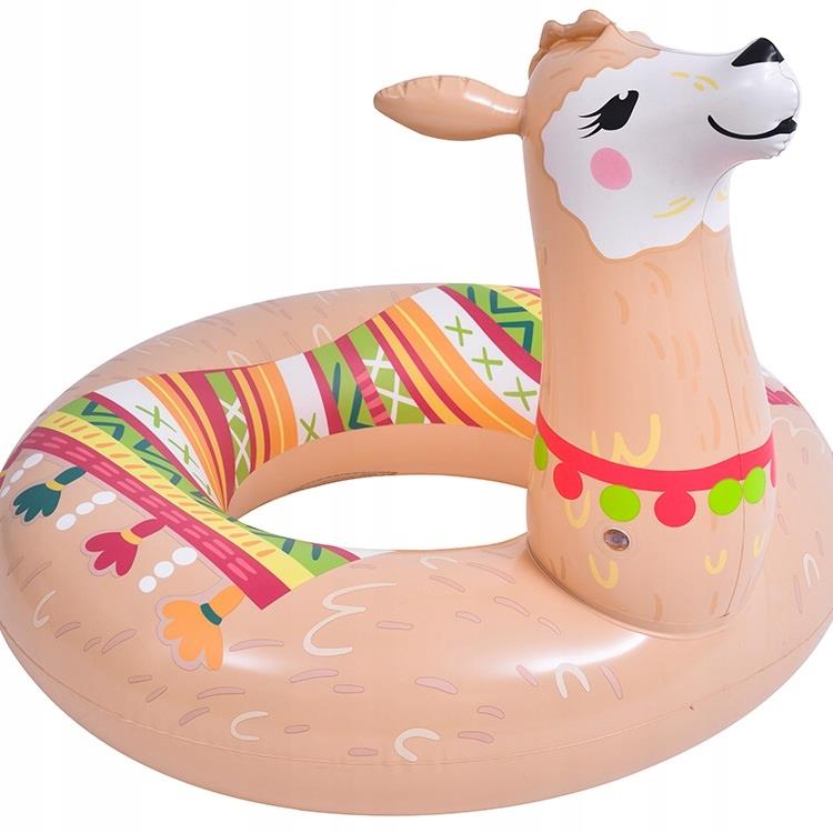 INFLATABLE ALPACA SWIMMING WHEEL FOR KIDS 130X70