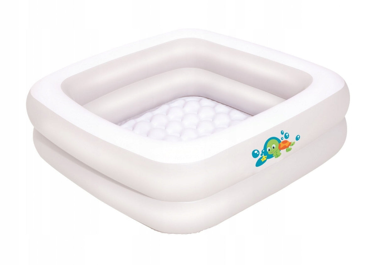 INFLATABLE BATHTUB TOURIST POOL SHOWER TRAY 3in1 BESTWAY Color white